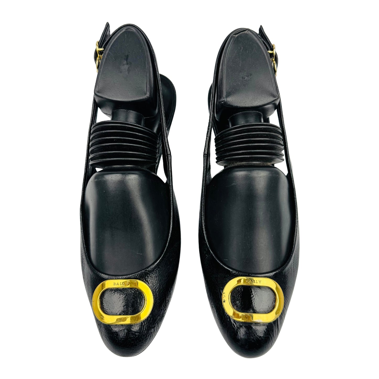 Bally Women's Black Slingback Pumps (Size 38)