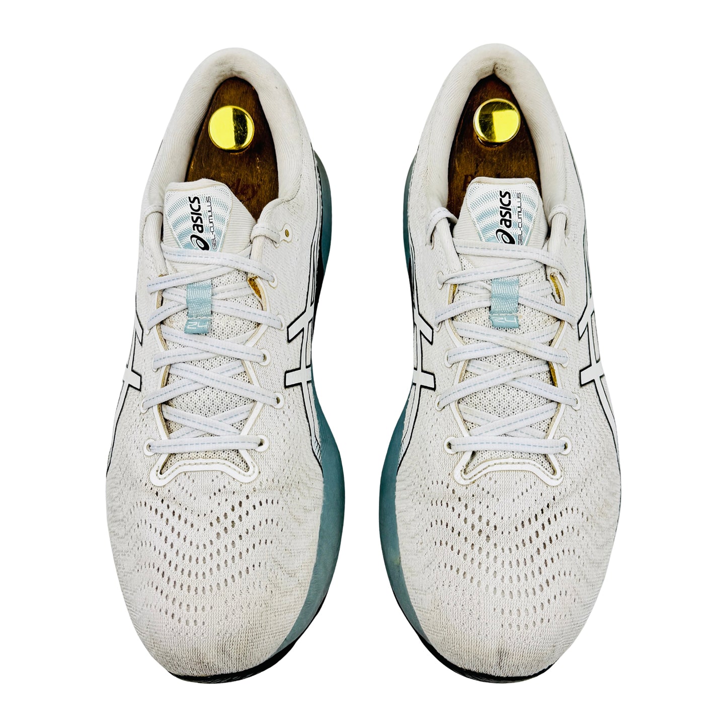ASICS GEL-CUMULUS 24 White Shoes (Size 44.5) - 1011B366-101