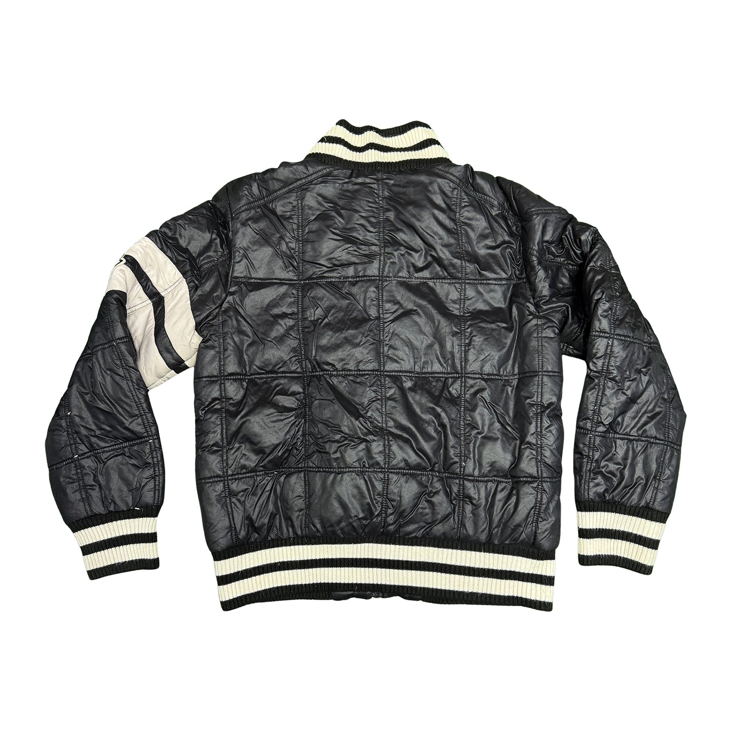 Moncler Men's Varsity Black Down Jacket (Size Medium)