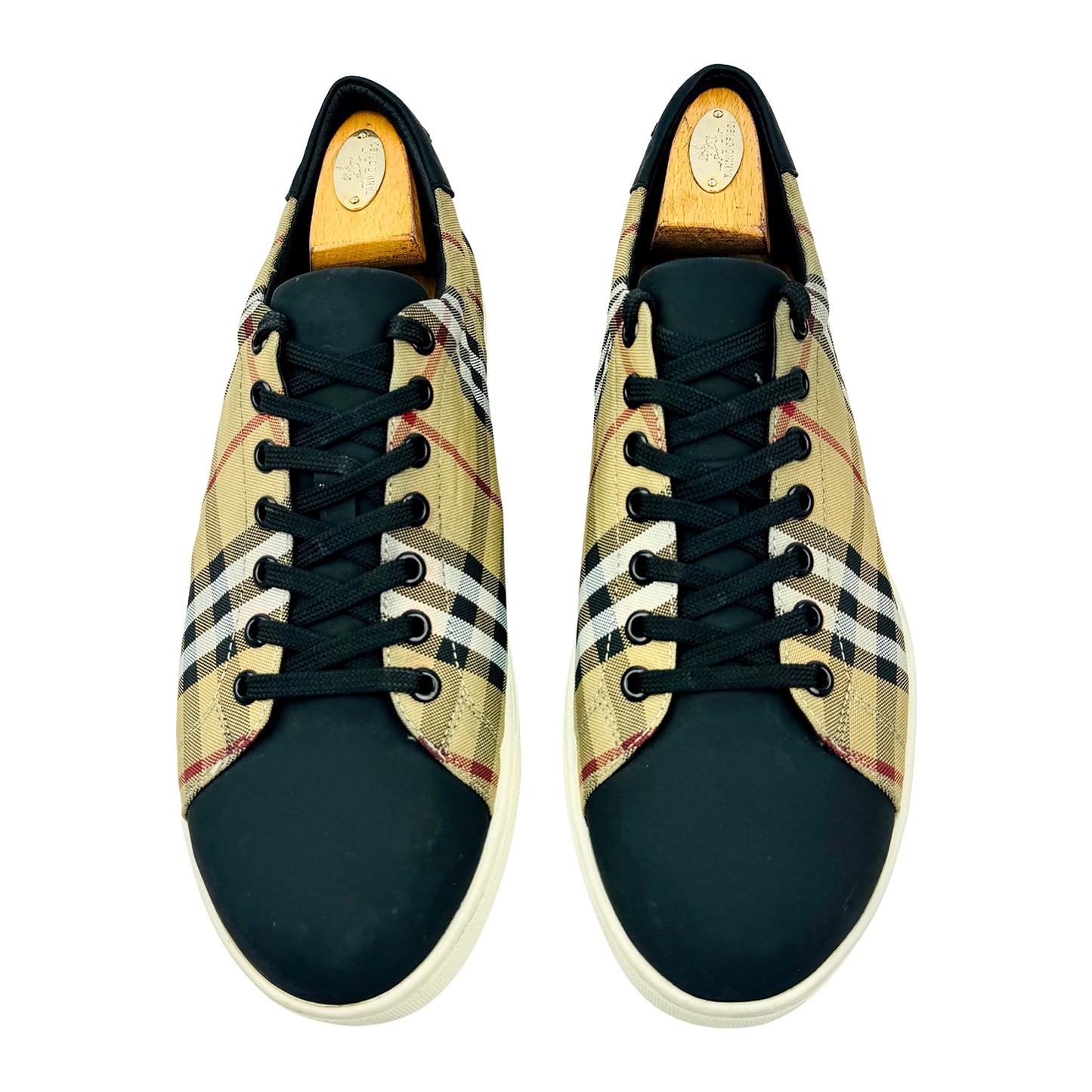 Burberry Men's Nova Check Pattern Sneakers (Size 43)