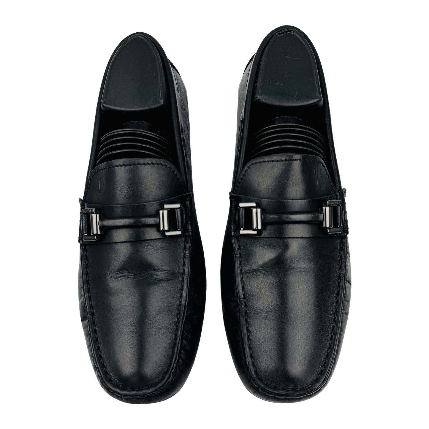 Tod’s Black Leather Italian Loafers (Size 38/38.5)
