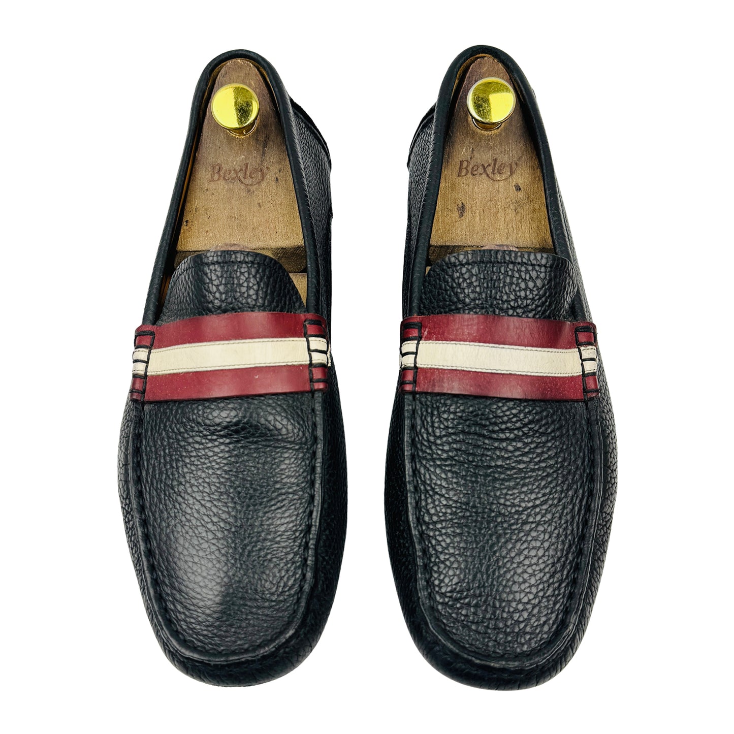 Bally Men's Black Leather Driving Loafers (Size 43.5)