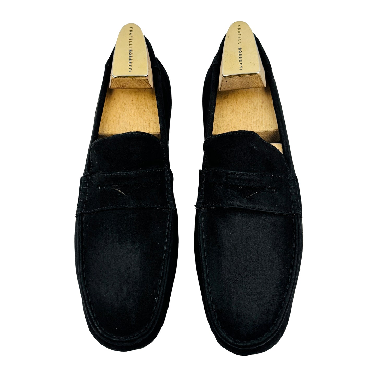 H&M Men's Black Penny Driving Loafers (Size 43.5/44)