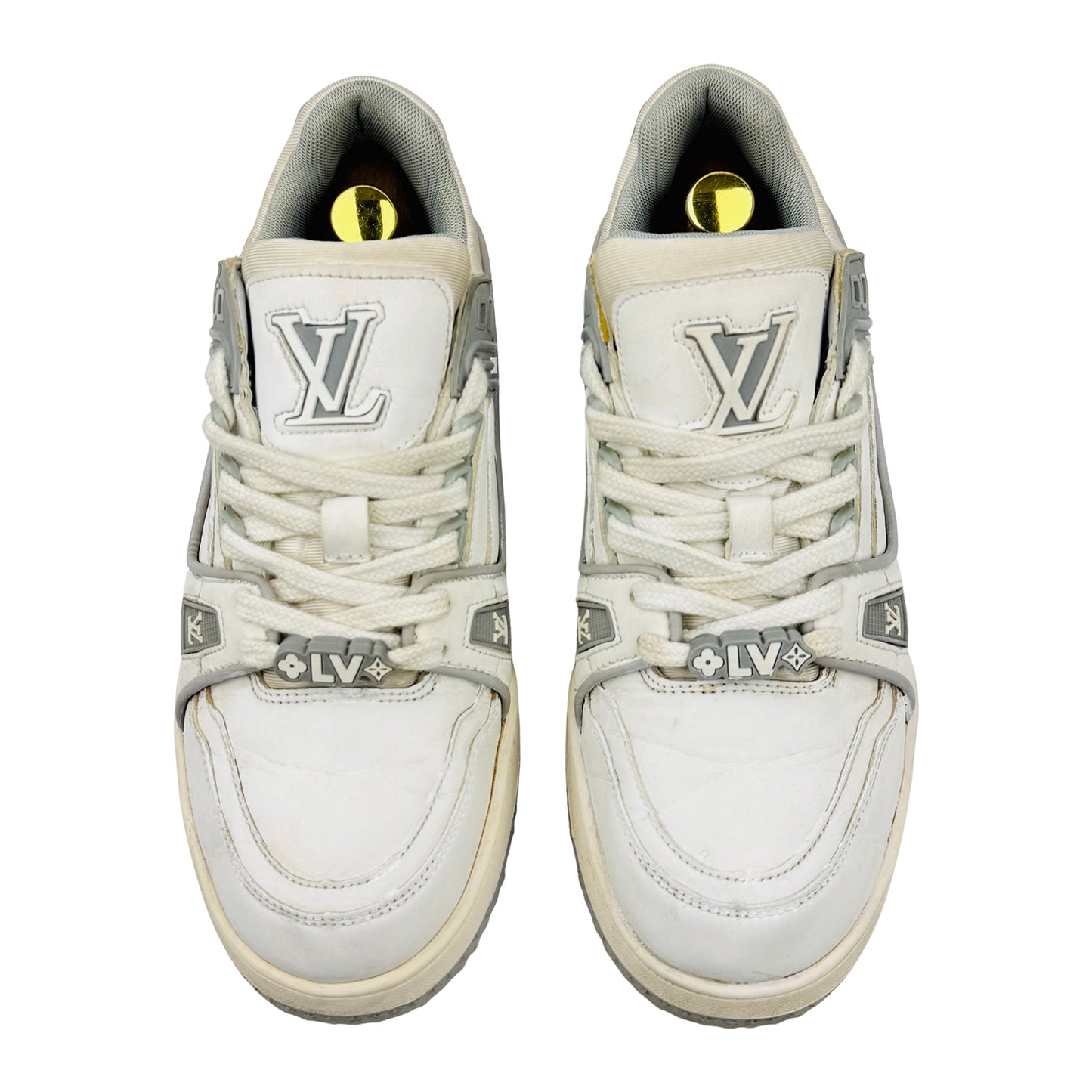 Louis Vuitton Trainer 'Grey White' Shoes (Size 42.5)