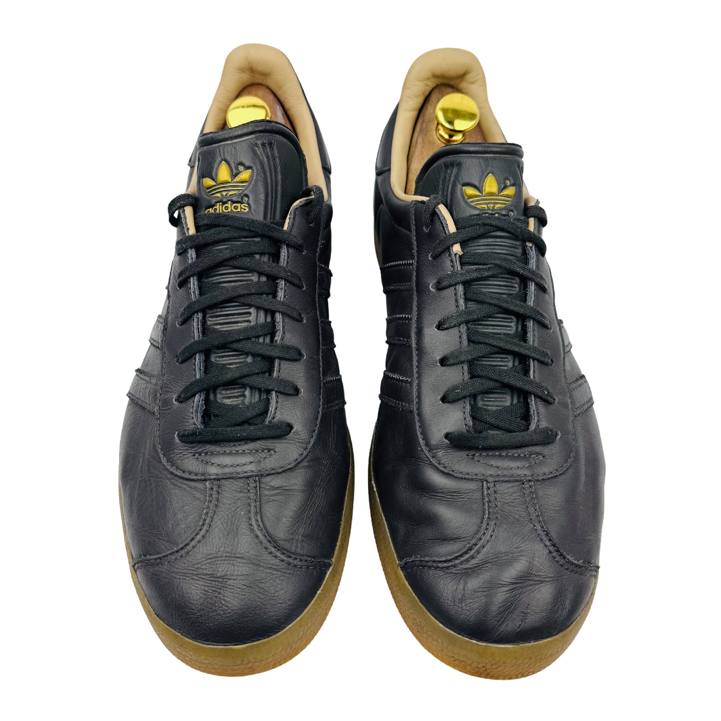 Adidas Gazelle 'Utility Black' Leather Sneakers (Size 45.5) - BB5504