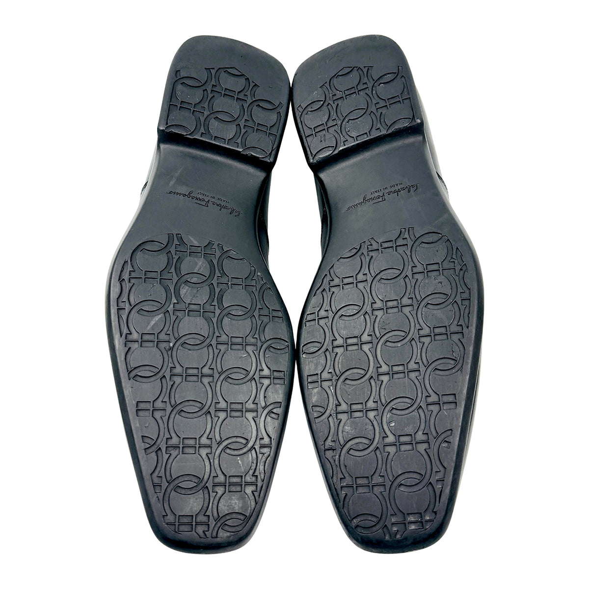 Salvatore Ferragamo Gancini Bit Leather Loafers (Size 43)