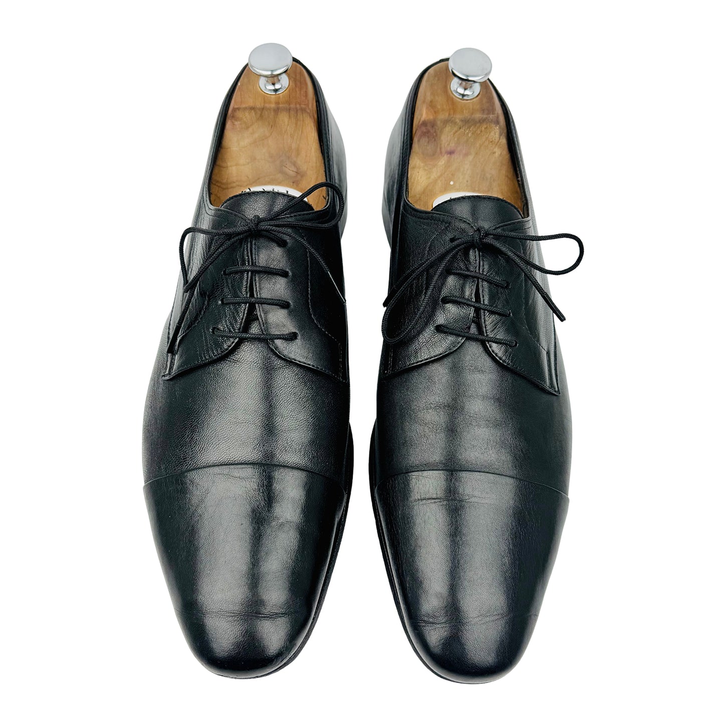 Bruno Magli Martico Black Oxfords (Size 45) - MT5201