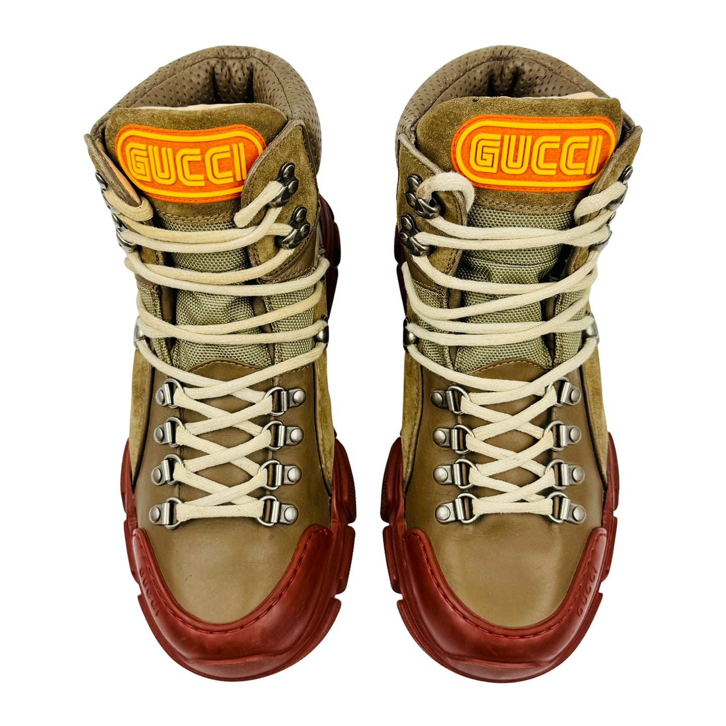 Gucci Flashtrek Leather High Top Boots (Size 39) - 522989