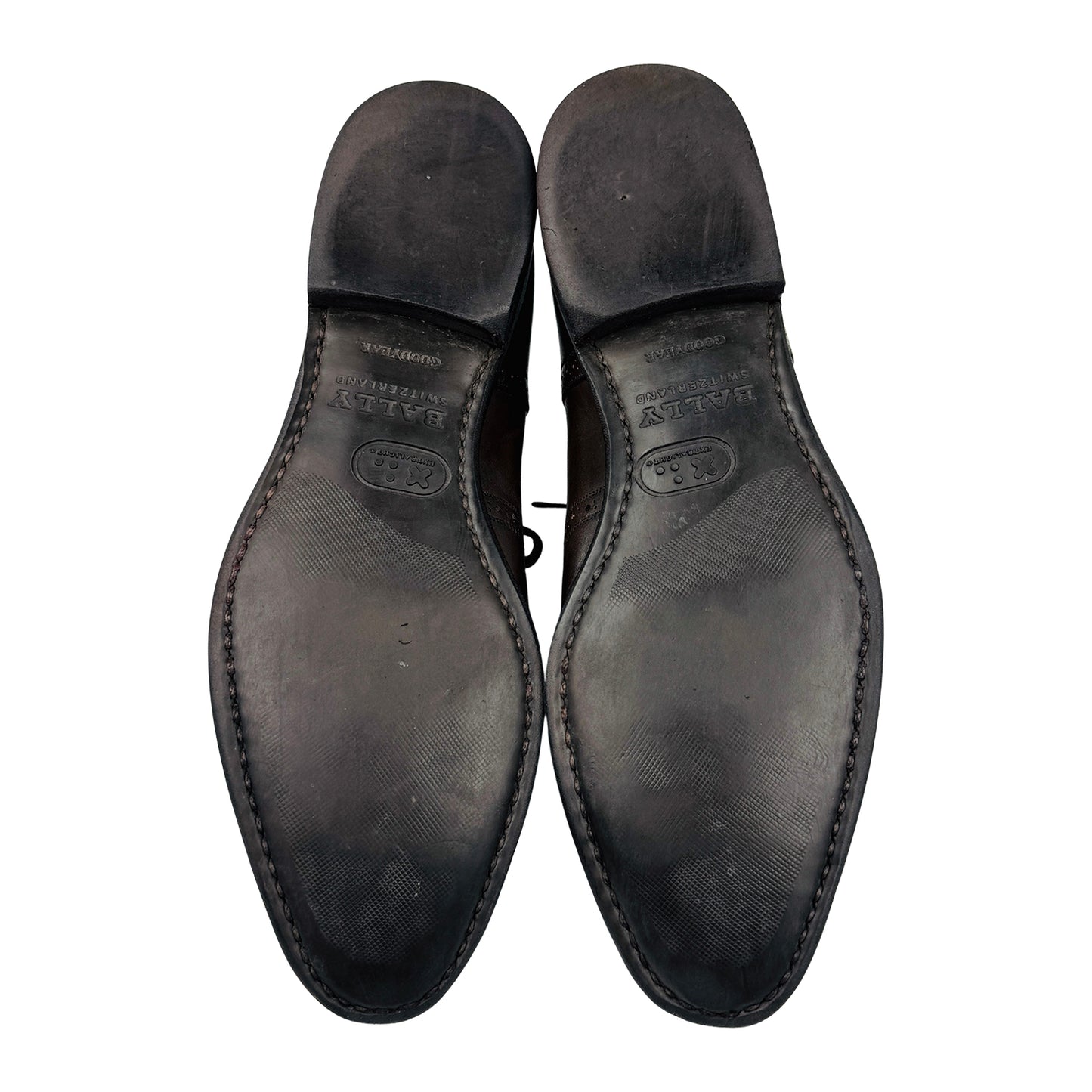 Bally Men's Brown Leather Oxford Shoes (Size 41/41.5)