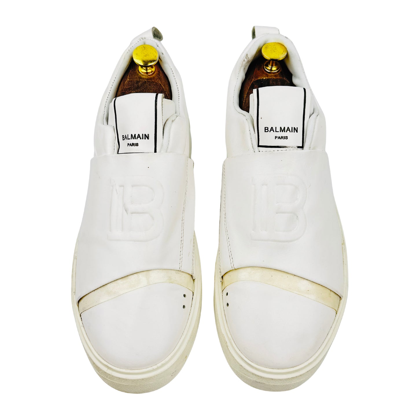 Balmain B-Court Easy White Shoes (Size 41/41.5)
