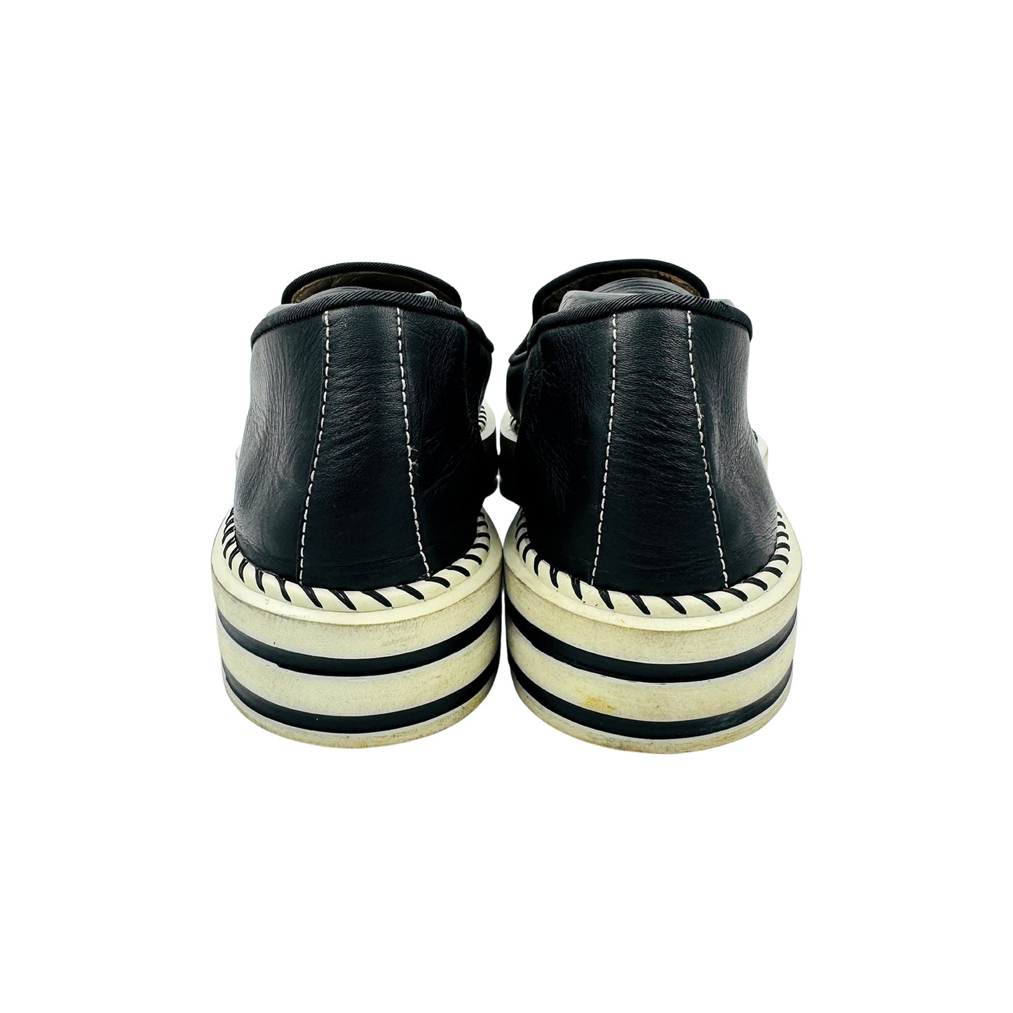 Giuseppe Zanotti Men's Tim Black Leather Loafers (Size 41)