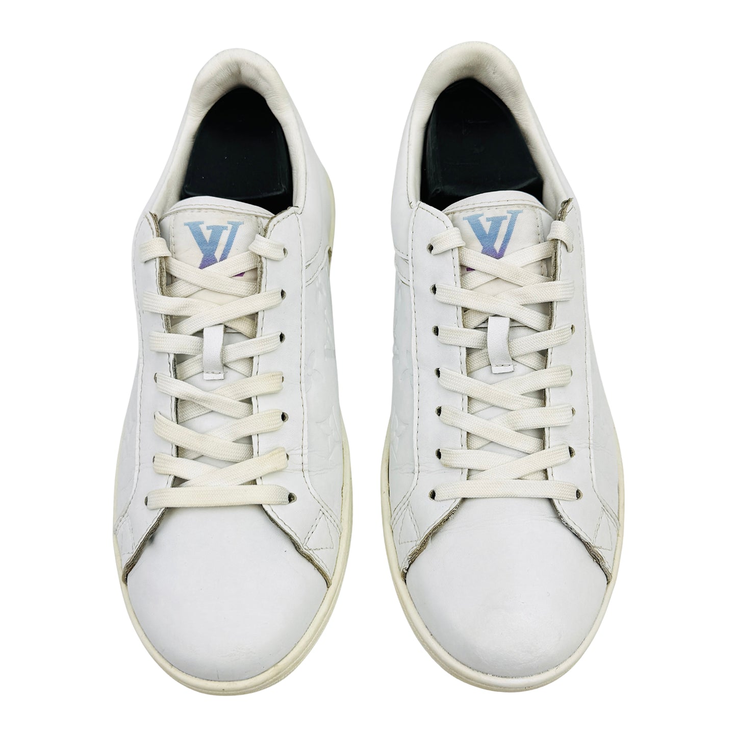 Louis Vuitton Luxembourg White Sneakers (Size 39/39.5)
