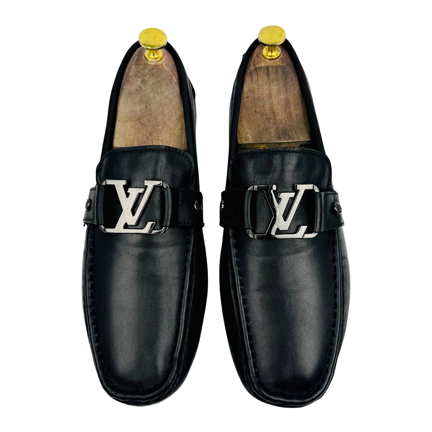 Louis Vuitton Monte Carlo Black Leather Loafers (Size 42.5)