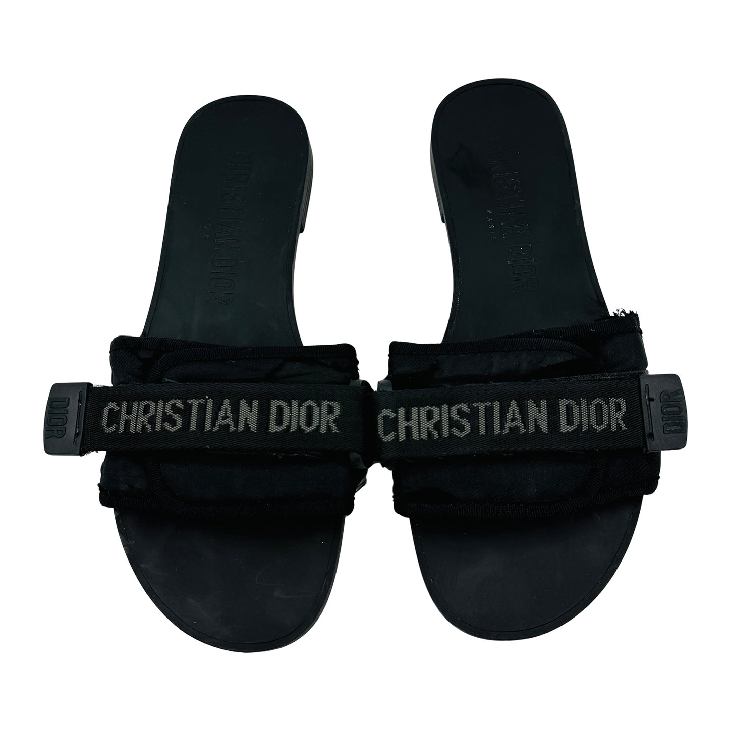 Christian Dior Evolution Black Slides (Size 41)