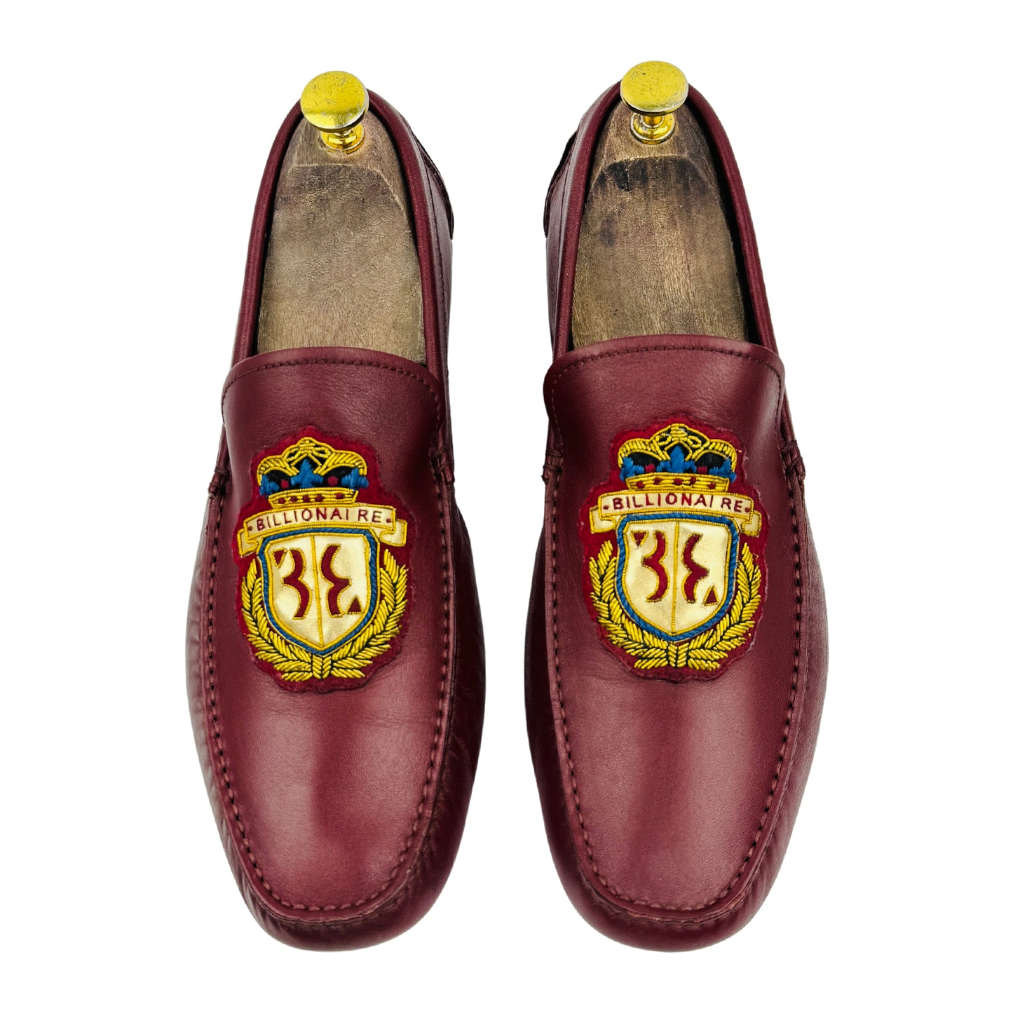 Billionaire Men's Italian Couture Crest Loafers (Size 42.5)