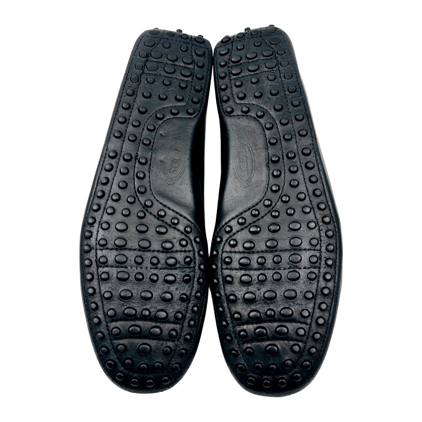 Tod's Black Leather Driving Loafers (Size 42.5)