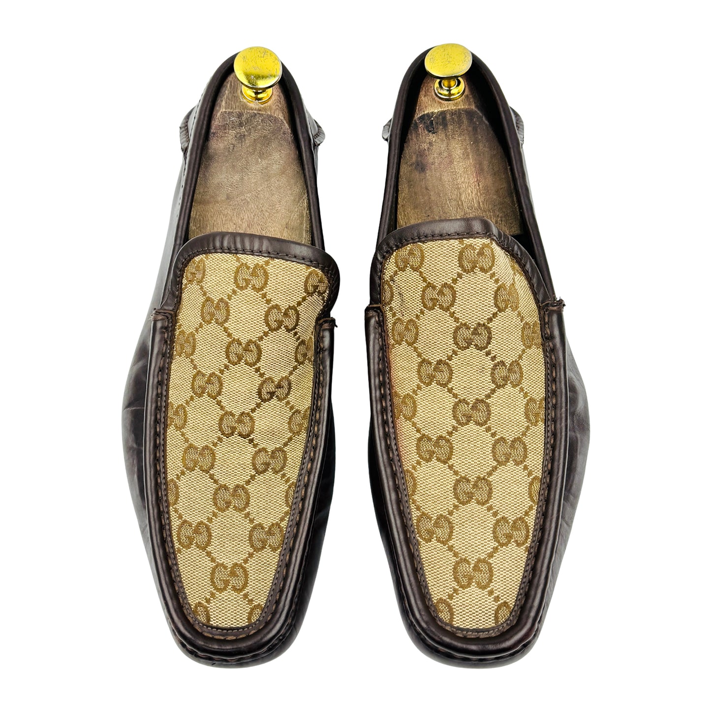 Gucci Men's GG Canvas Driving Loafers (Size 42)