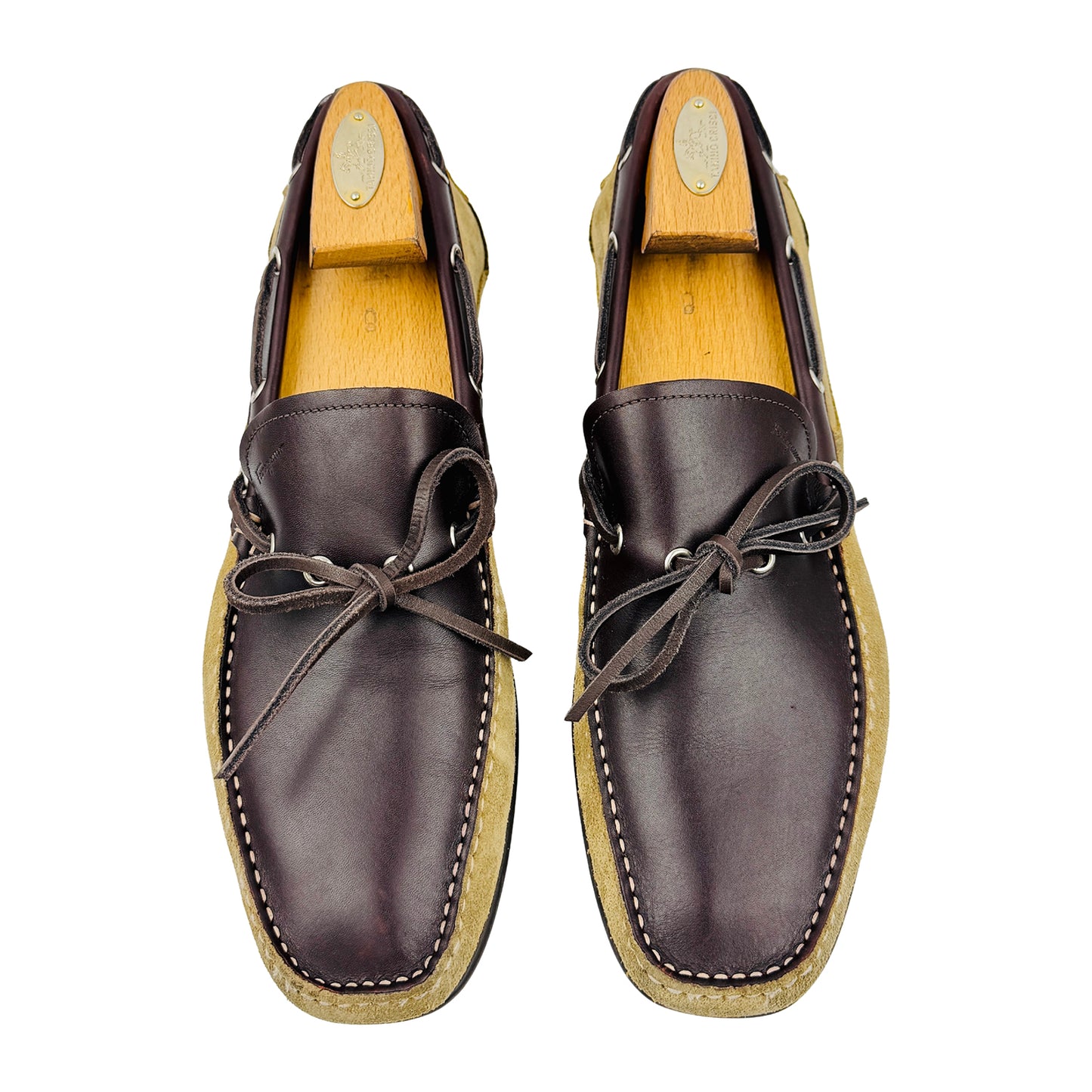 Salvatore Ferragamo 'Dark Brown Camel' Loafers (Size 42.5)