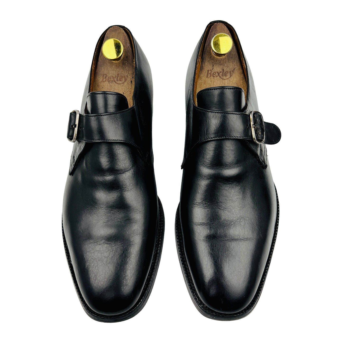 Church's Men's Single Strap Black Leather Loafers (Size 43/43.5)