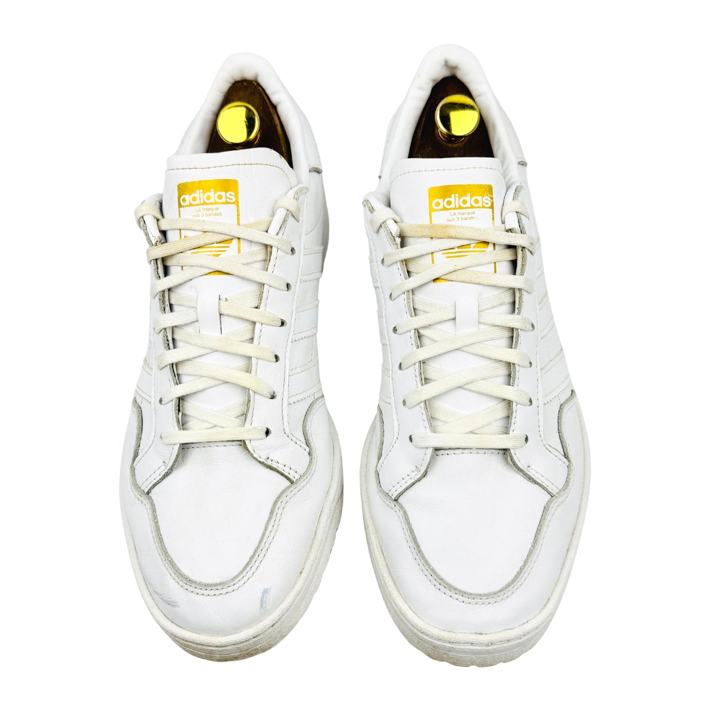 Adidas Team Court 'Cloud White' Sneakers (Size 45.5) - EF6049