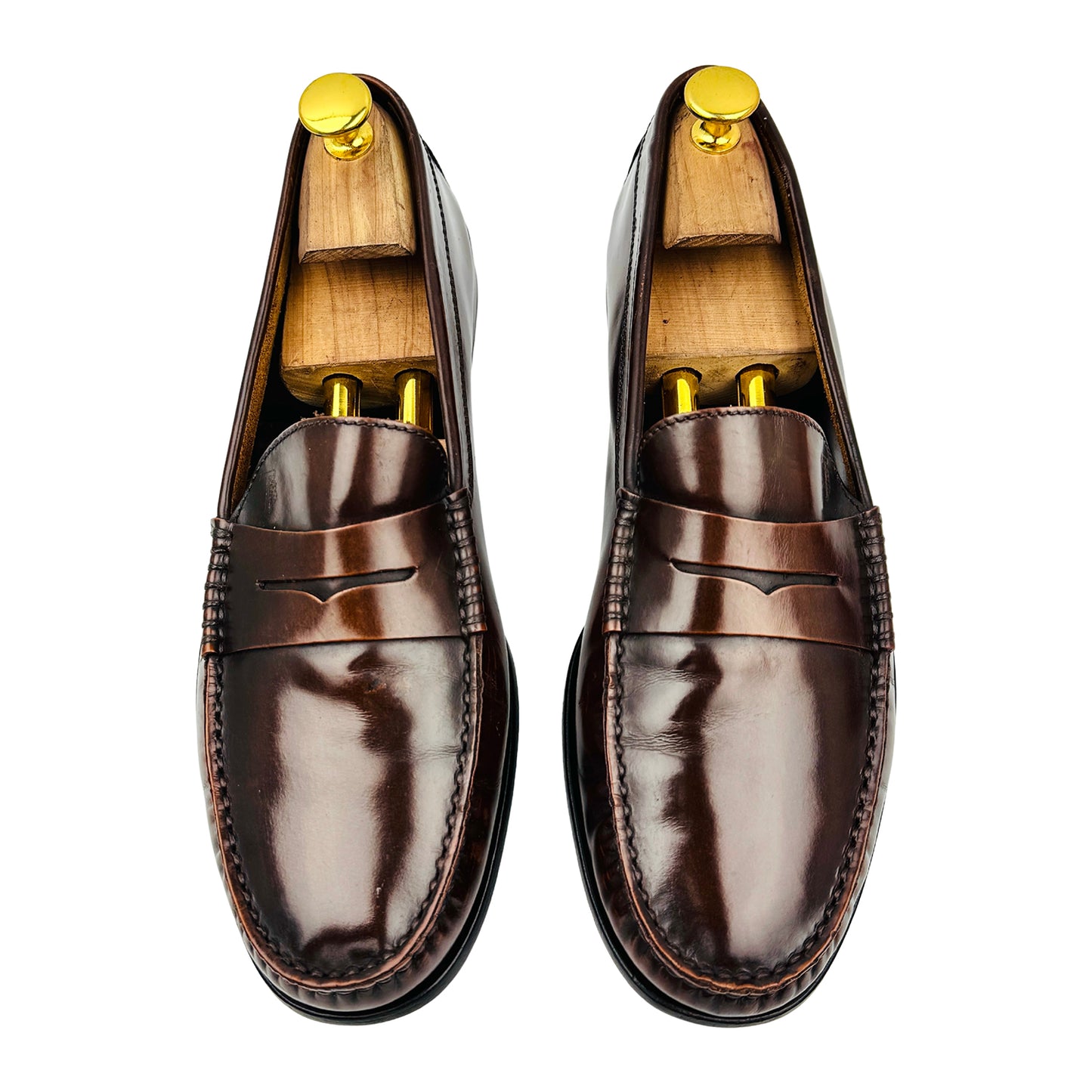 Tod’s Dark Brown Leather Penny Loafers (Size 42.5)