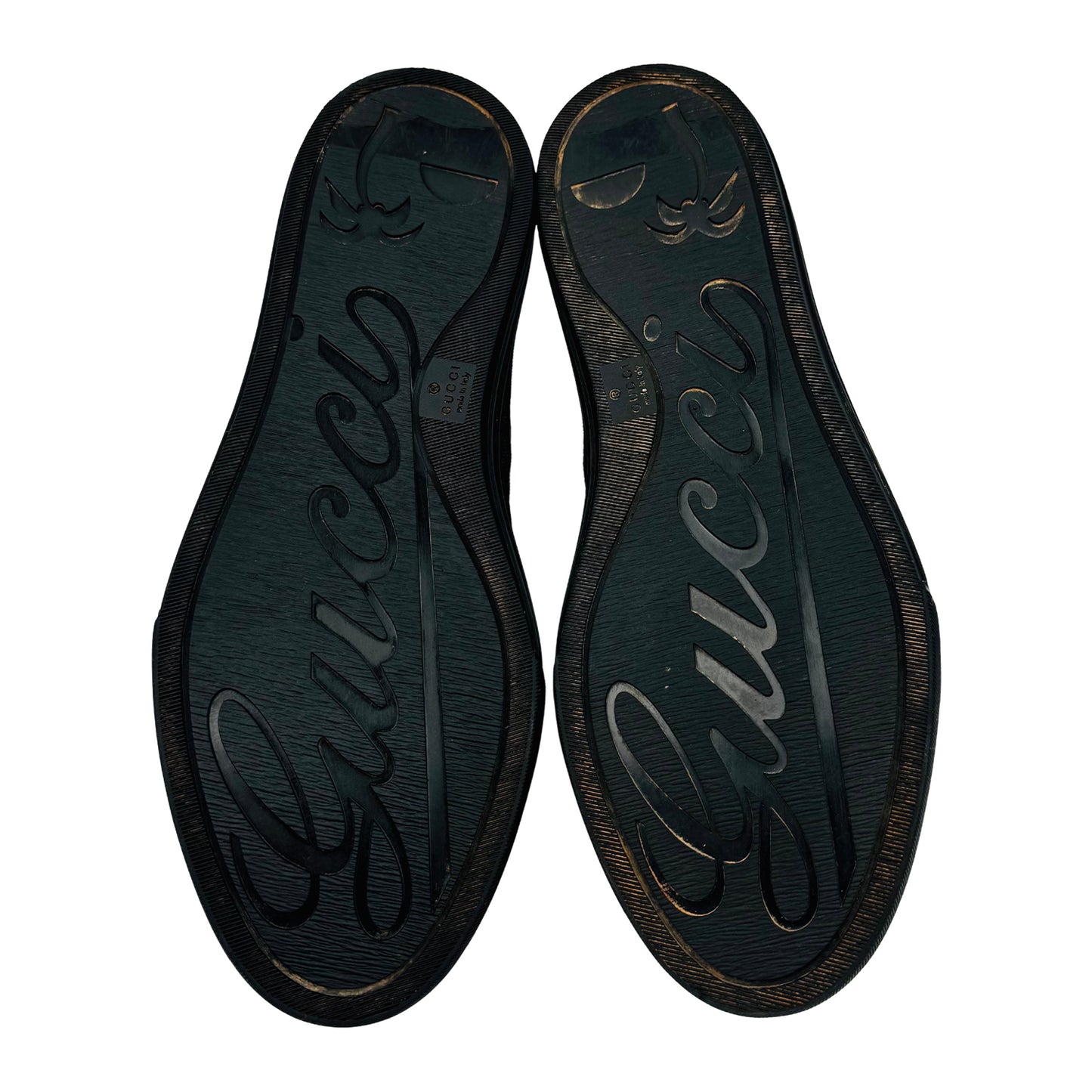 Gucci Men's Black GG Canvas Sneakers (Size 39/39.5)