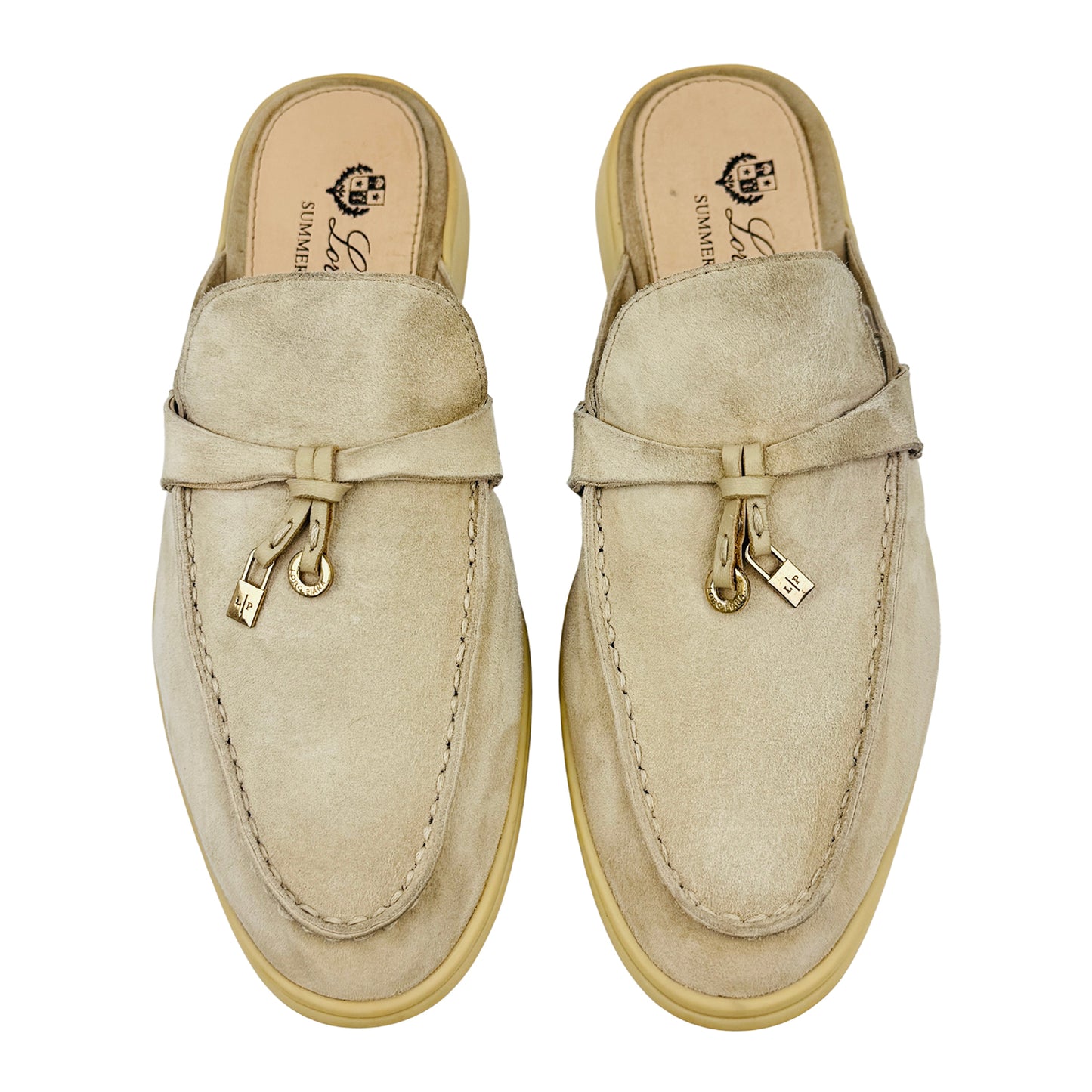 Loro Piana Babouche Charms Walk Mules (Size 41) - H 18068