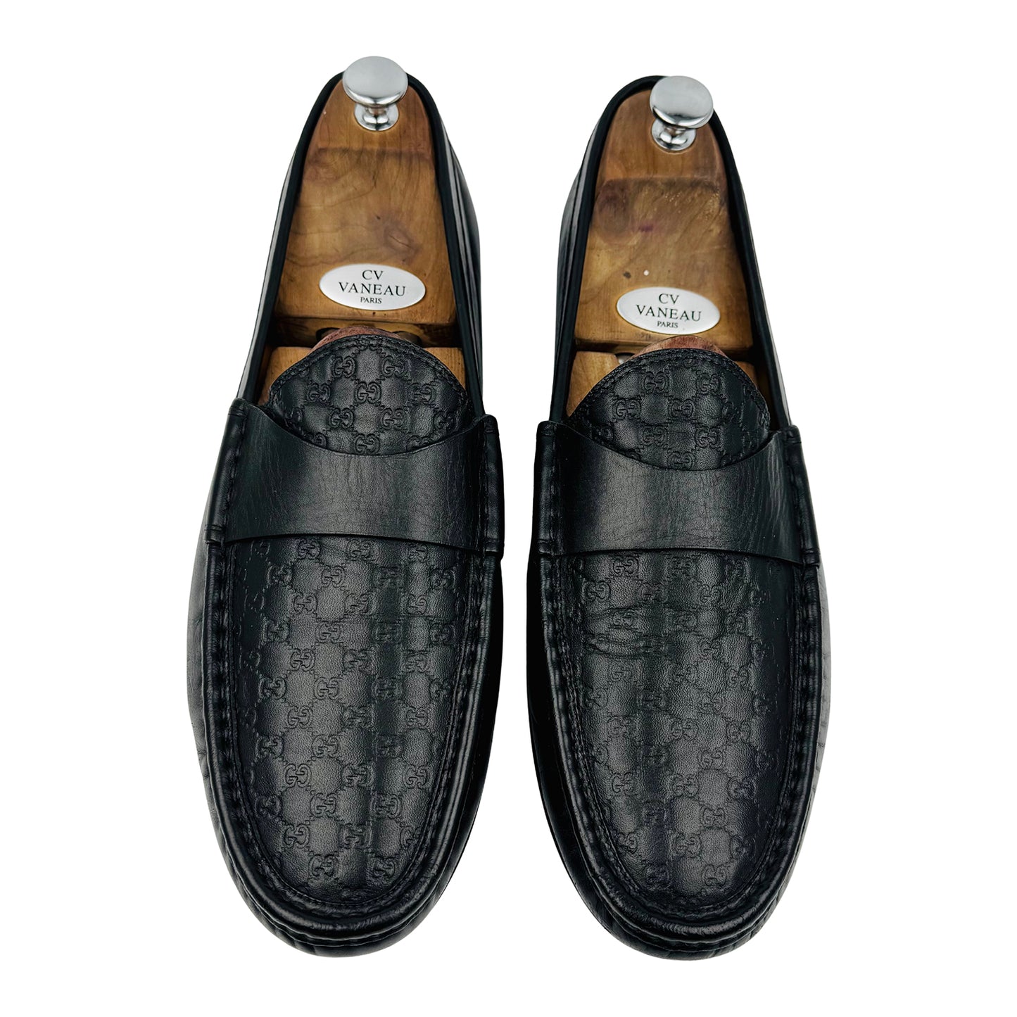 Gucci Microguccissima GG Embossed Loafers (Size 45/45.5)