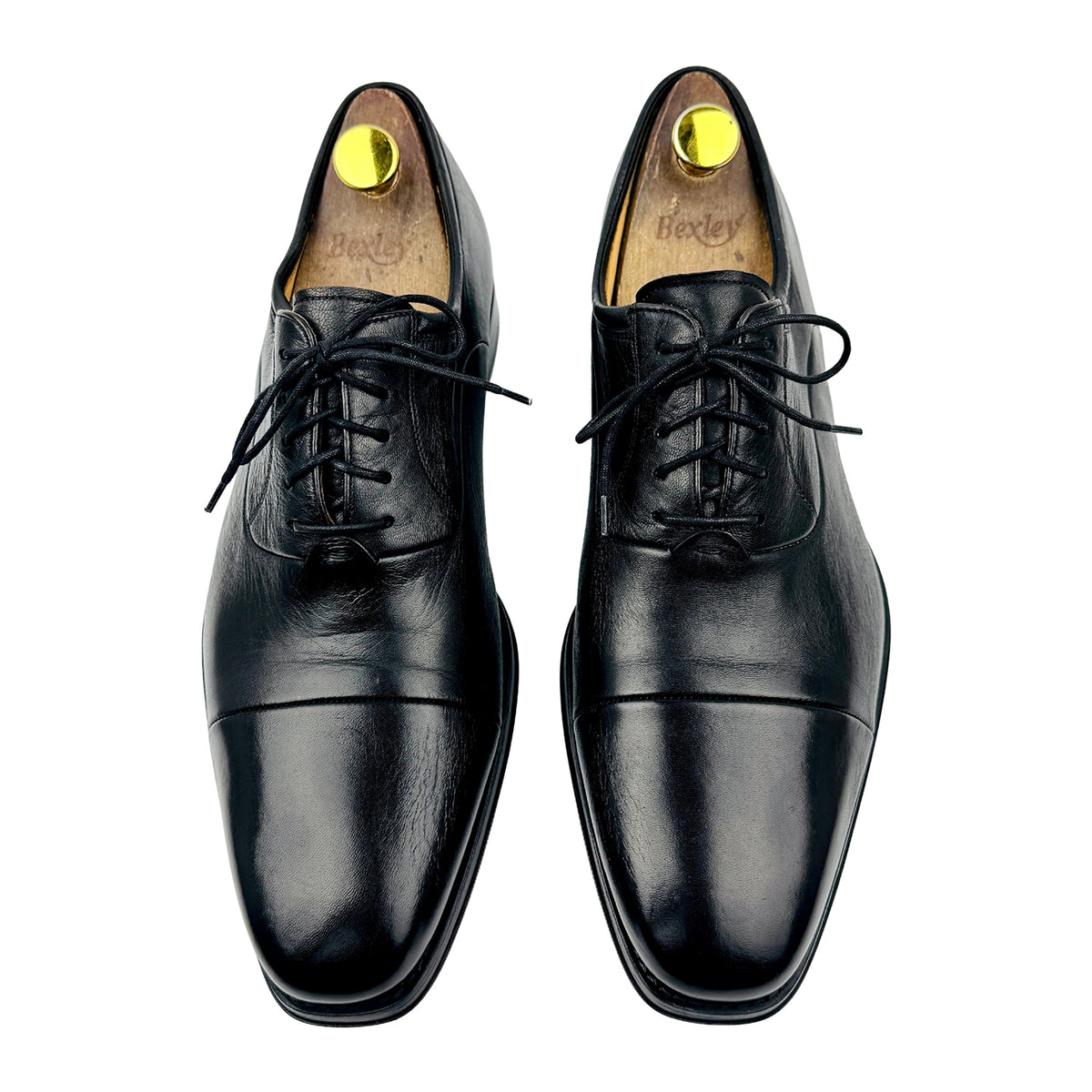 Magnanni Federico Black Leather Oxfords (Size 43) - 12654-1