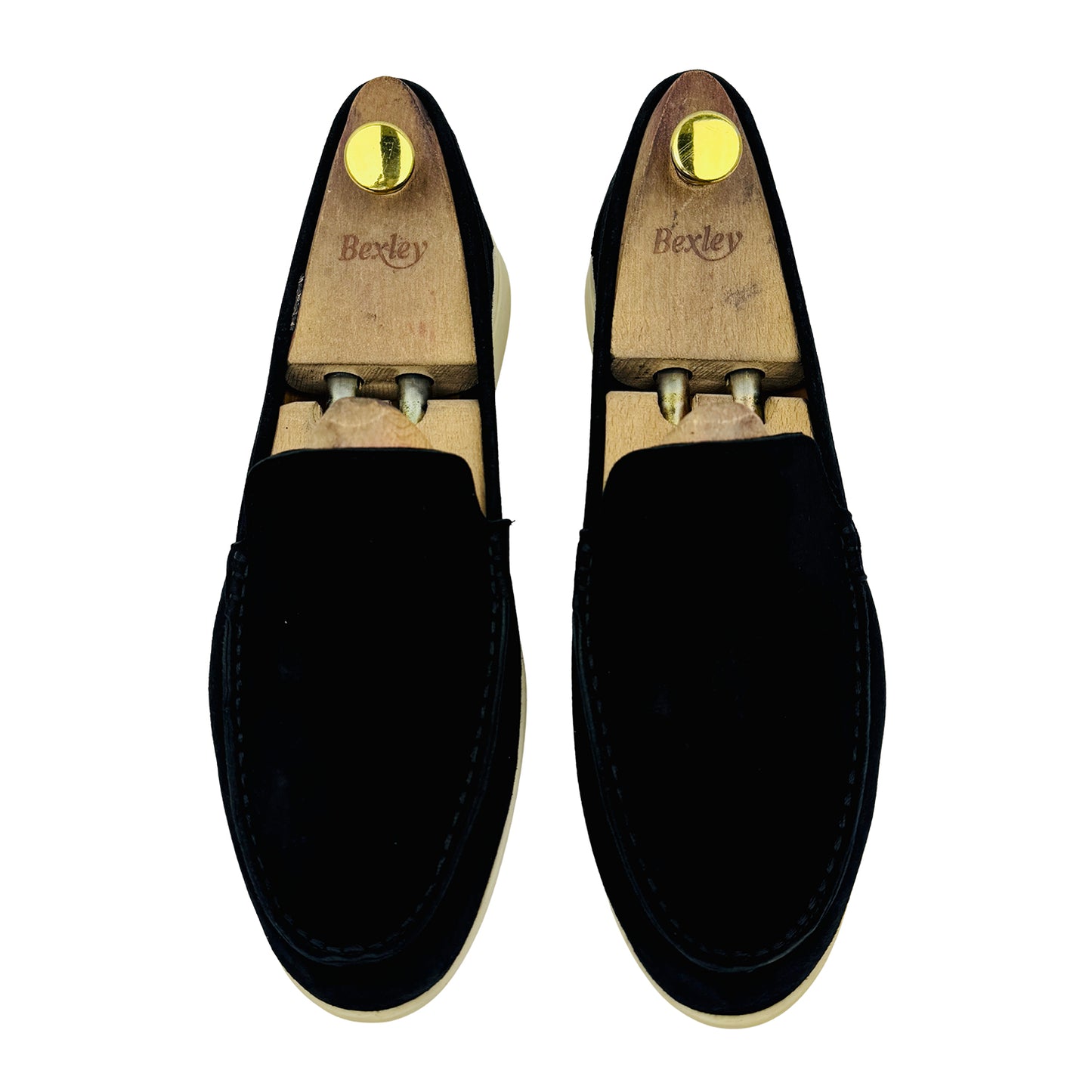 Loro Piana Summer Walk Black Loafers (Size 44) - M38067