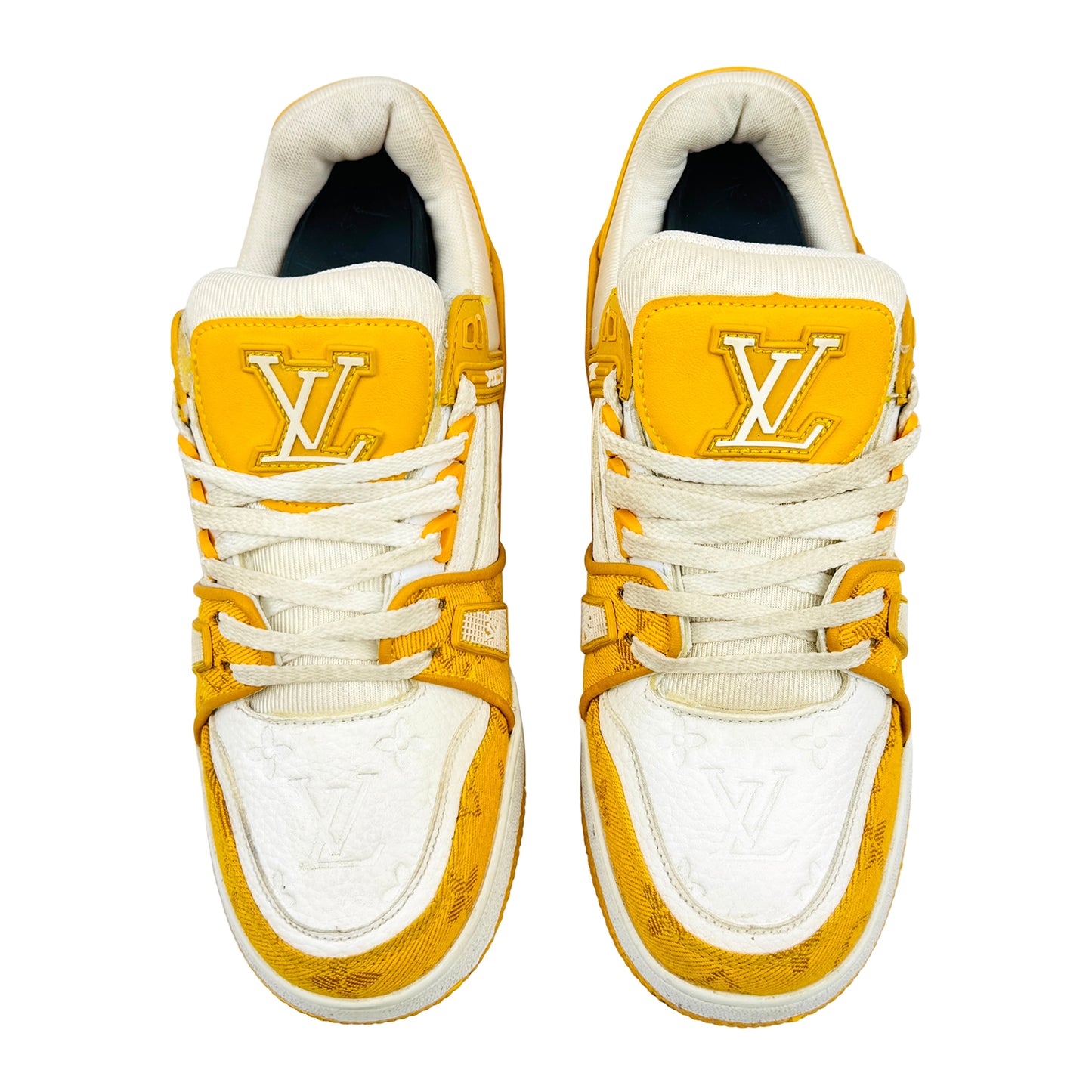 Louis Vuitton Trainer 'Yellow Monogram' Shoes (Size 40/40.5) - 1A9JHB