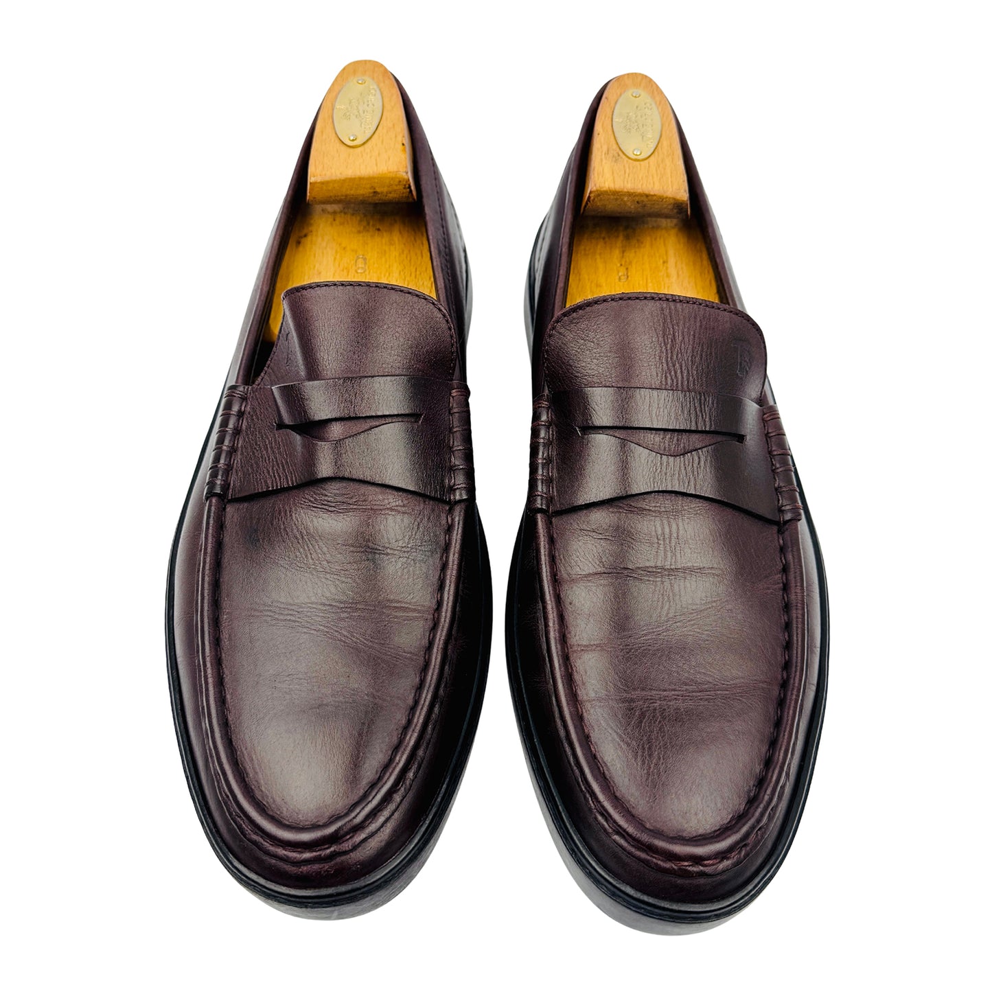 Tod's Men's Brown Leather Penny Loafers (Size 43/43.5)