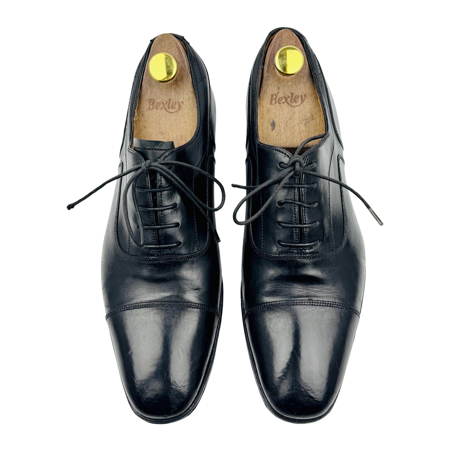 Bally Men's Black Leather Oxford Shoes (Size 42.5)