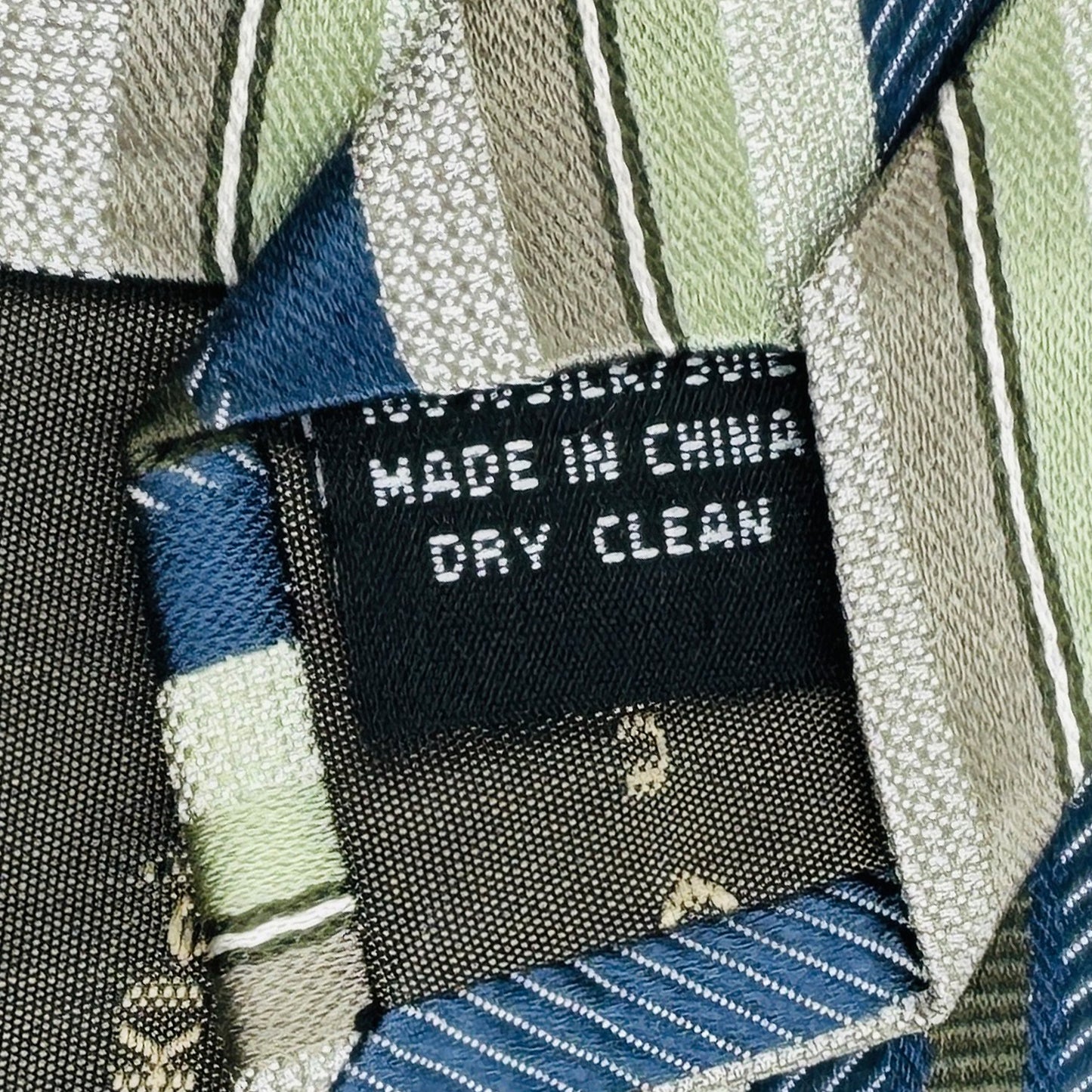 Calvin Klein Blue 'Diagonal Stripes' Tie (Size Regular)