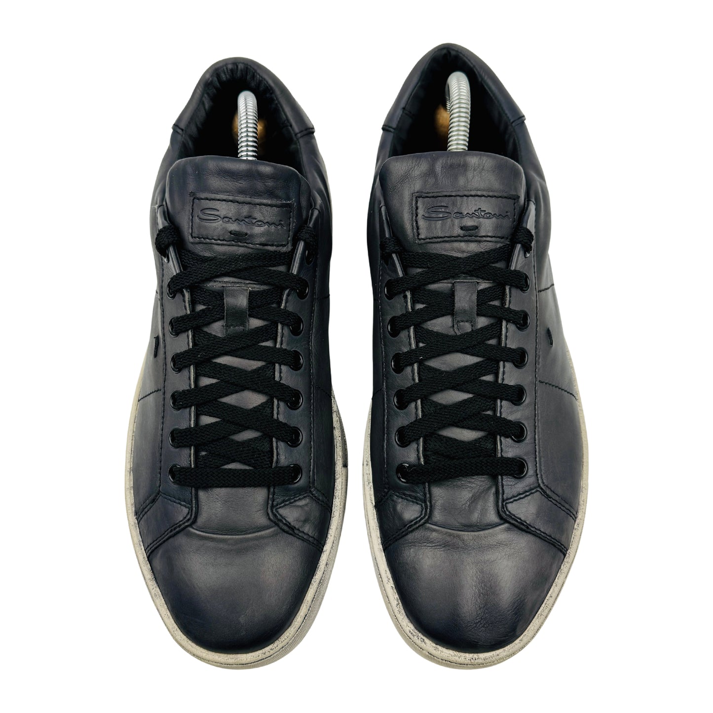 Santoni Men's Leather Low Top Sneakers (Size 43.5)