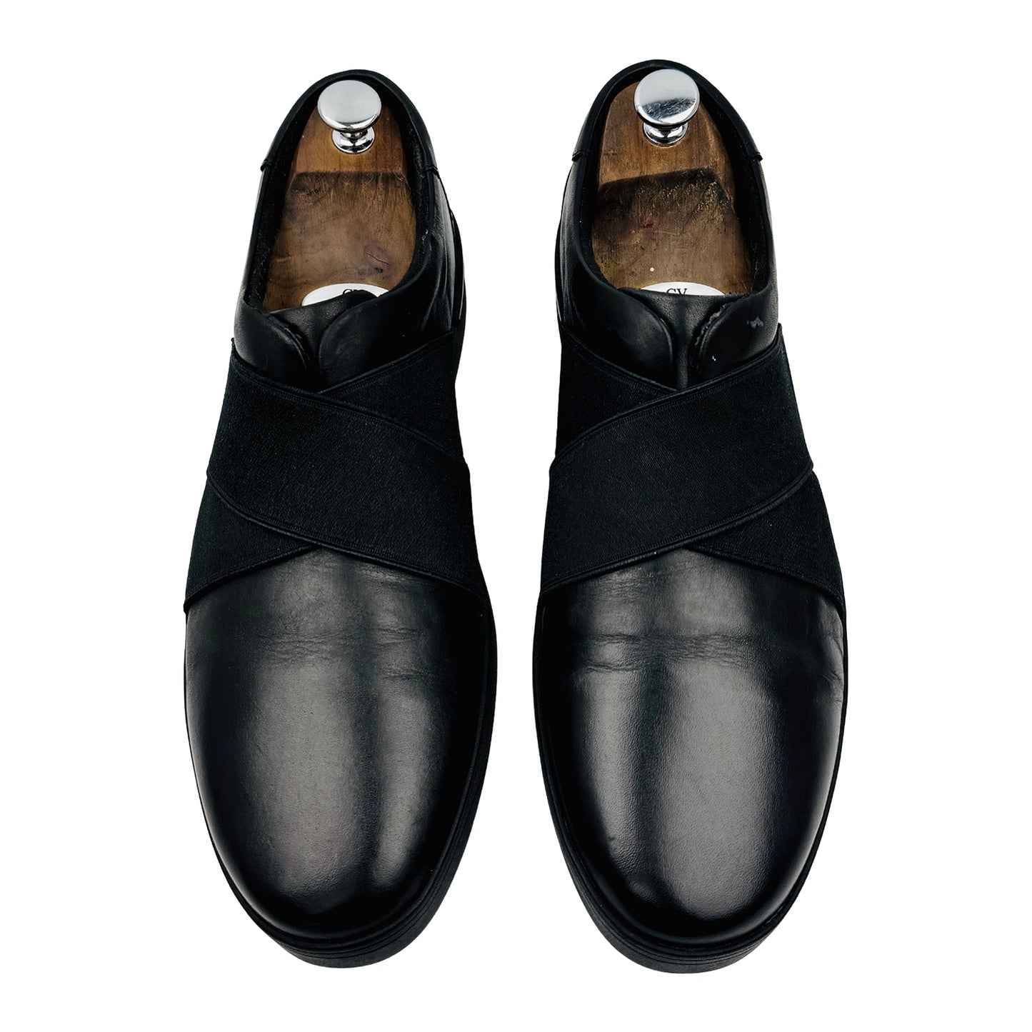 Clarks Stanway Easy Black Shoes (Size 45)