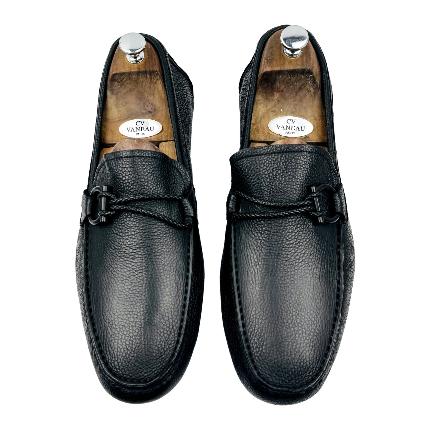 Salvatore Ferragamo Gancini Driver Loafers (Size 45) - 713330