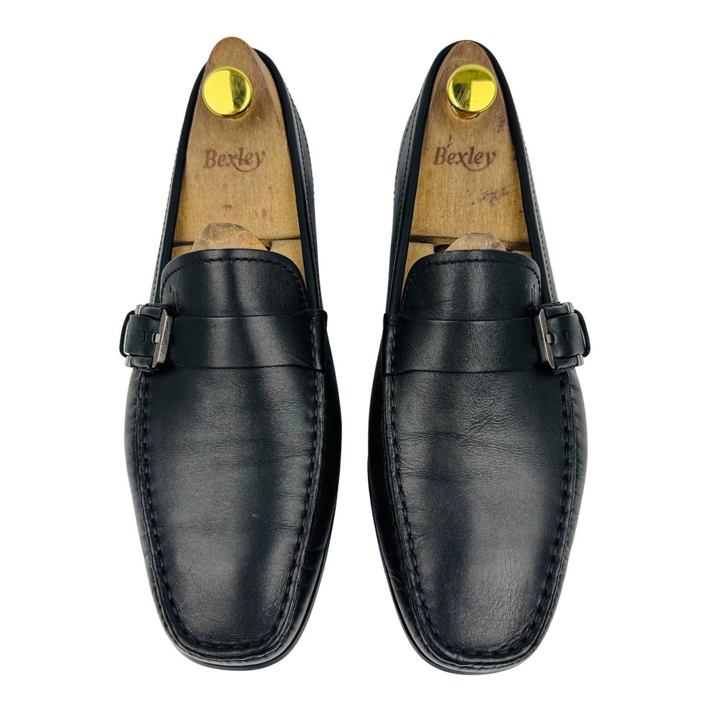 Tod’s Men's Black Leather Buckle Loafers (Size 42.5)