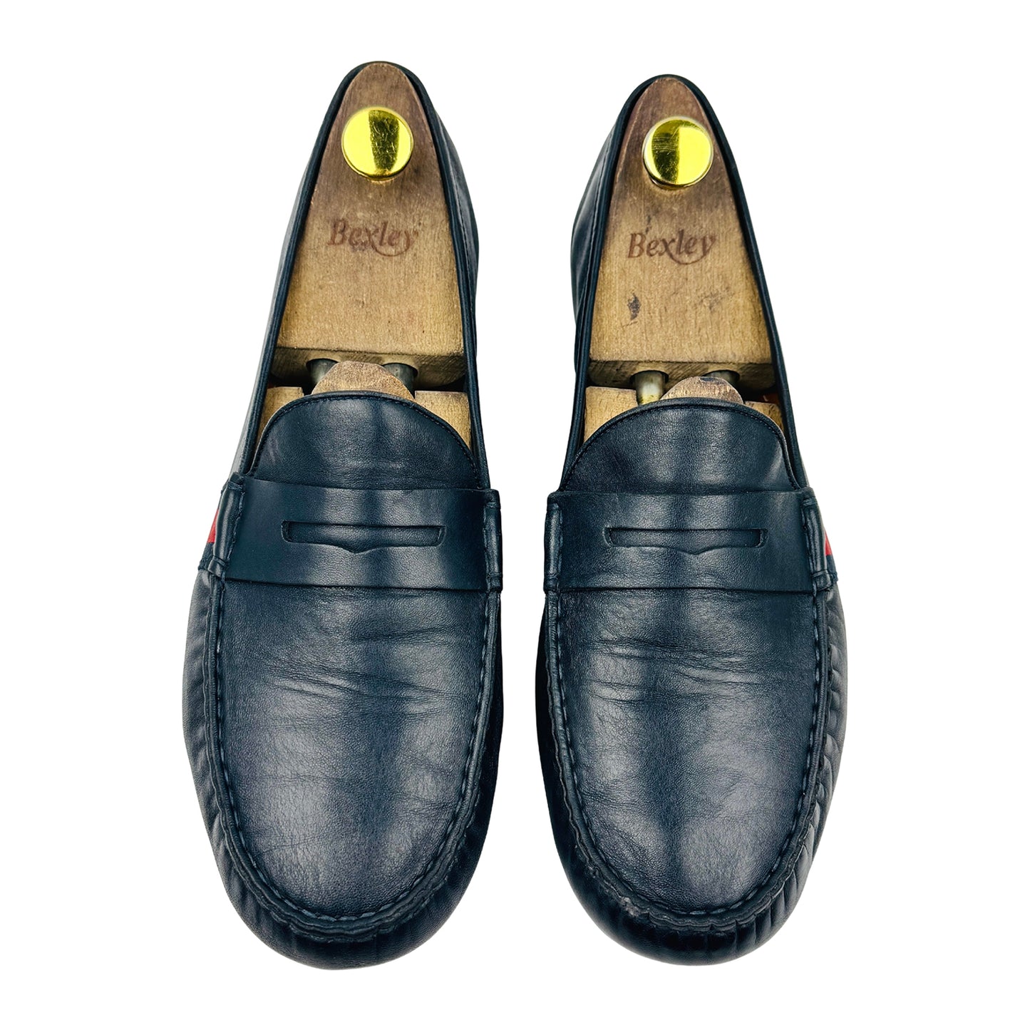 Gucci Men's Driver Web Loafers (Size 43/43.5) - 407411