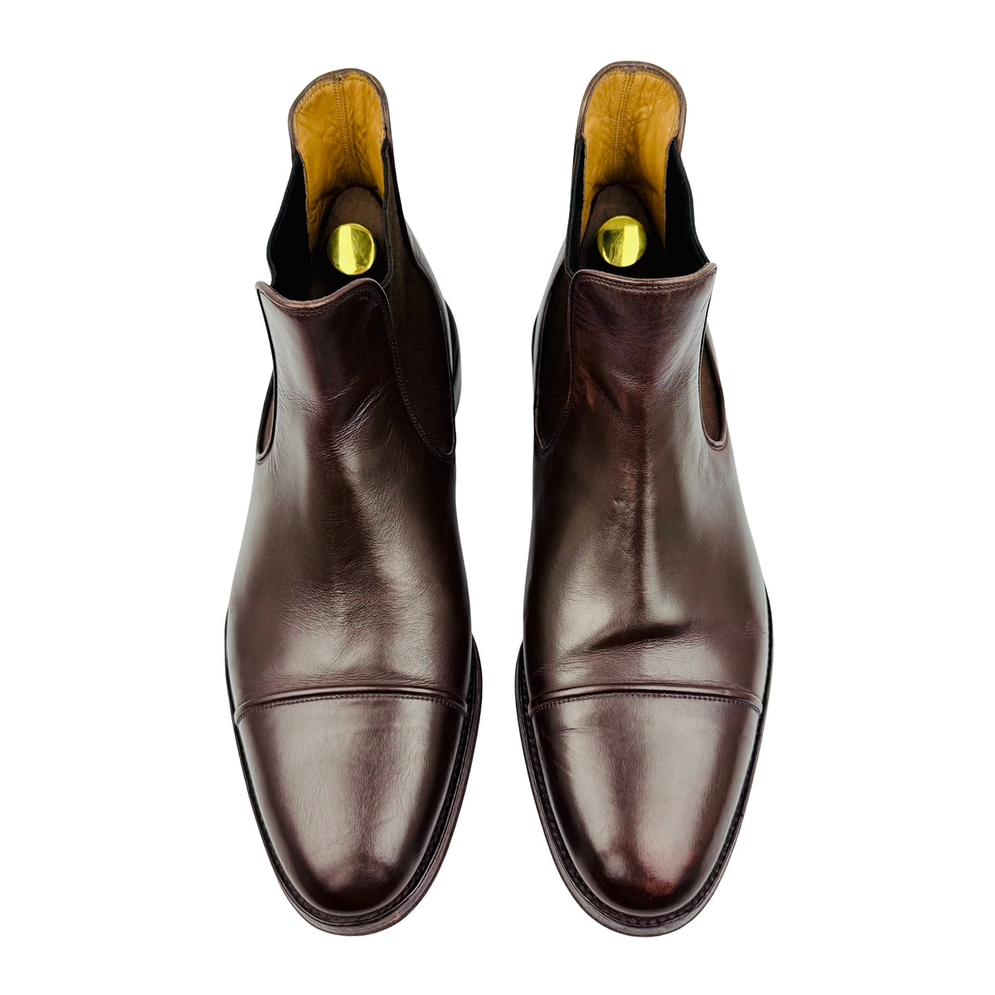 Bally Men's Brown Leather Chelsea Boots (Size 42.5)