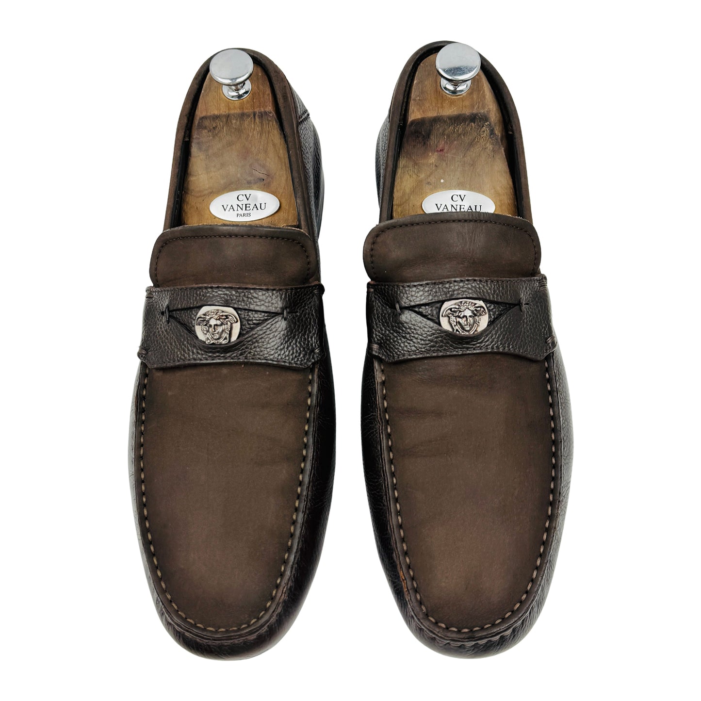 Versace Men's Medusa Emblem Loafers (Size 45)