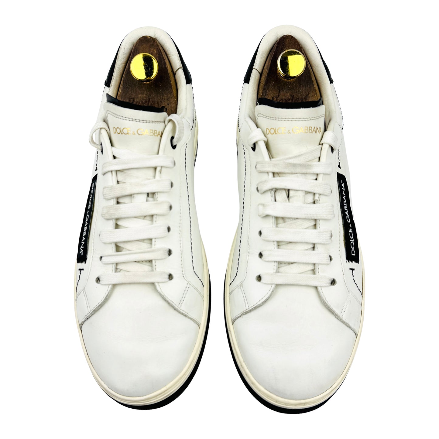 Dolce & Gabbana Roma White Sneakers (Size 43.5)