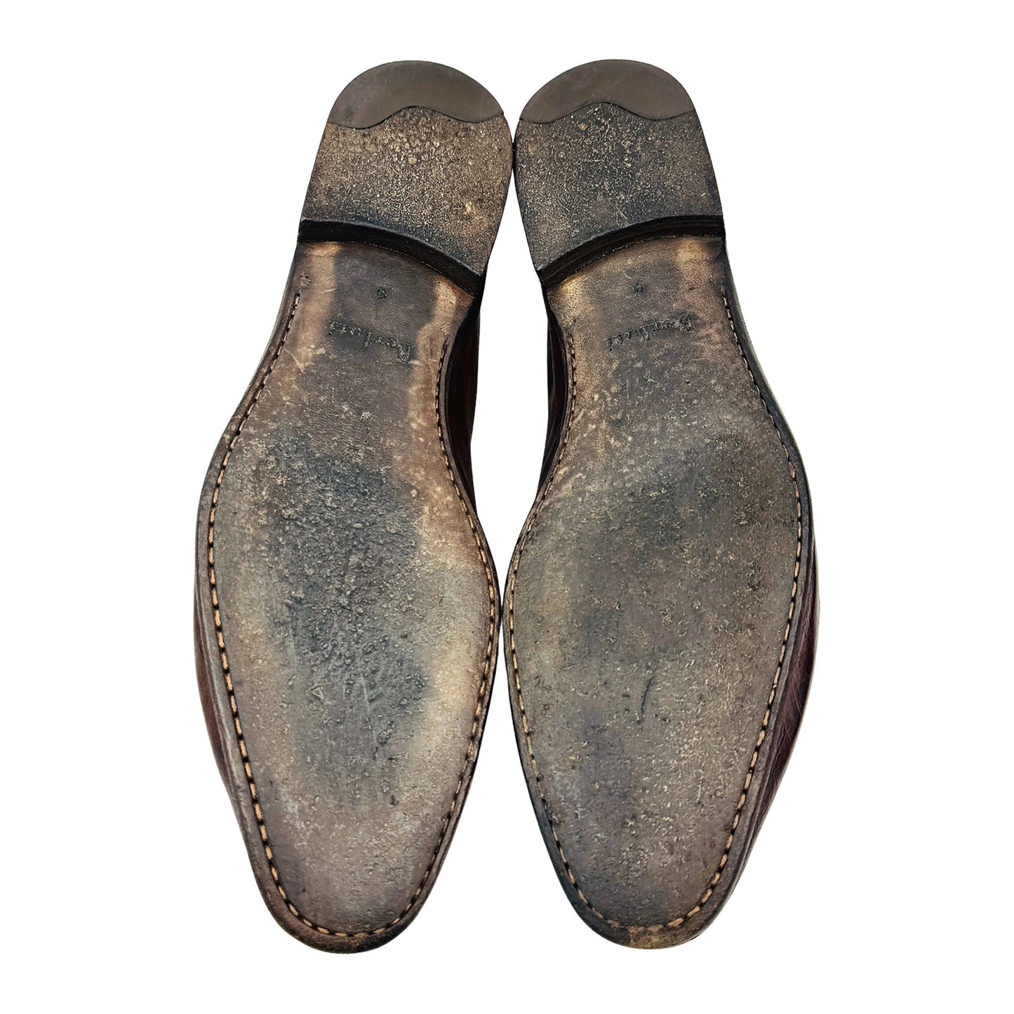 Berluti Lorenzo Brown Leather Penny Loafers (Size 43)