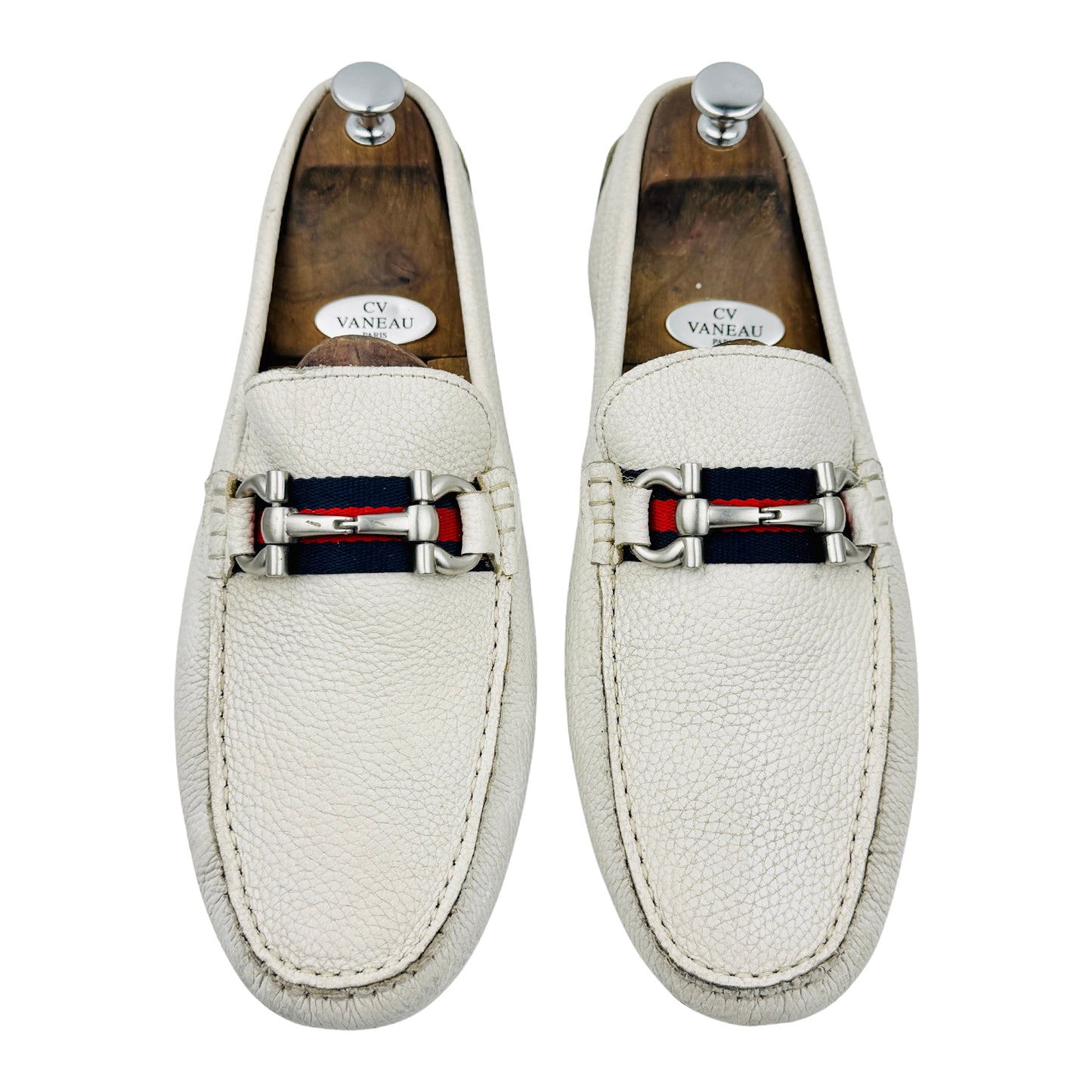 SKAP Men's Off-White Driving Loafers (Size 43.5)