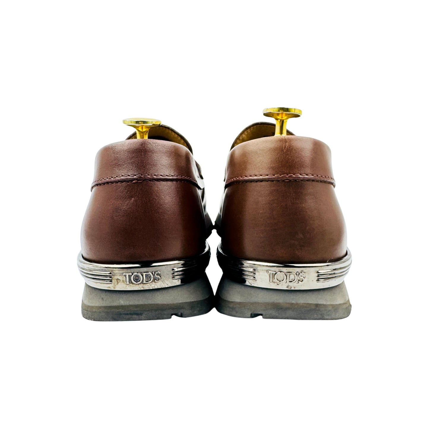 Tod's Men's Brown Penny Loafers (Size 41/41.5)