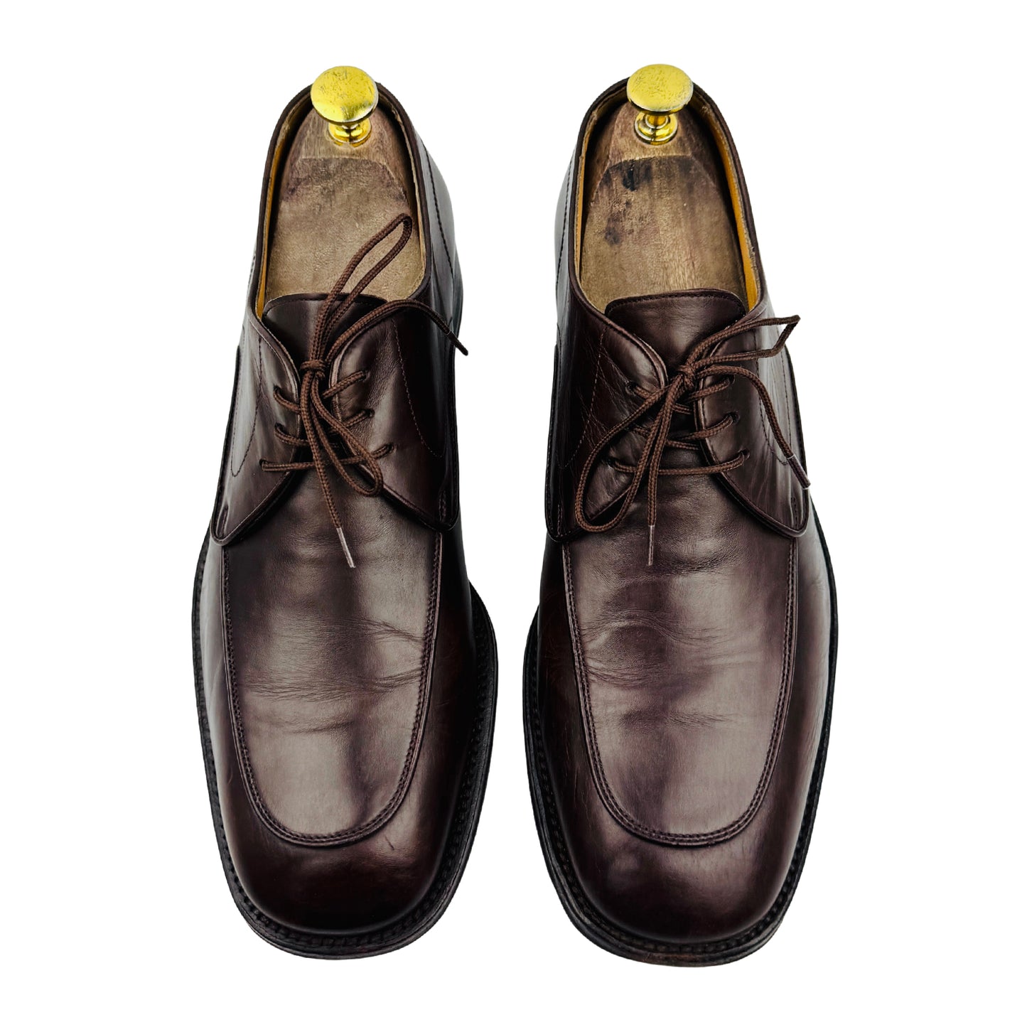 Bally Oronis Dark Brown Derby Shoes (Size 42/42.5)