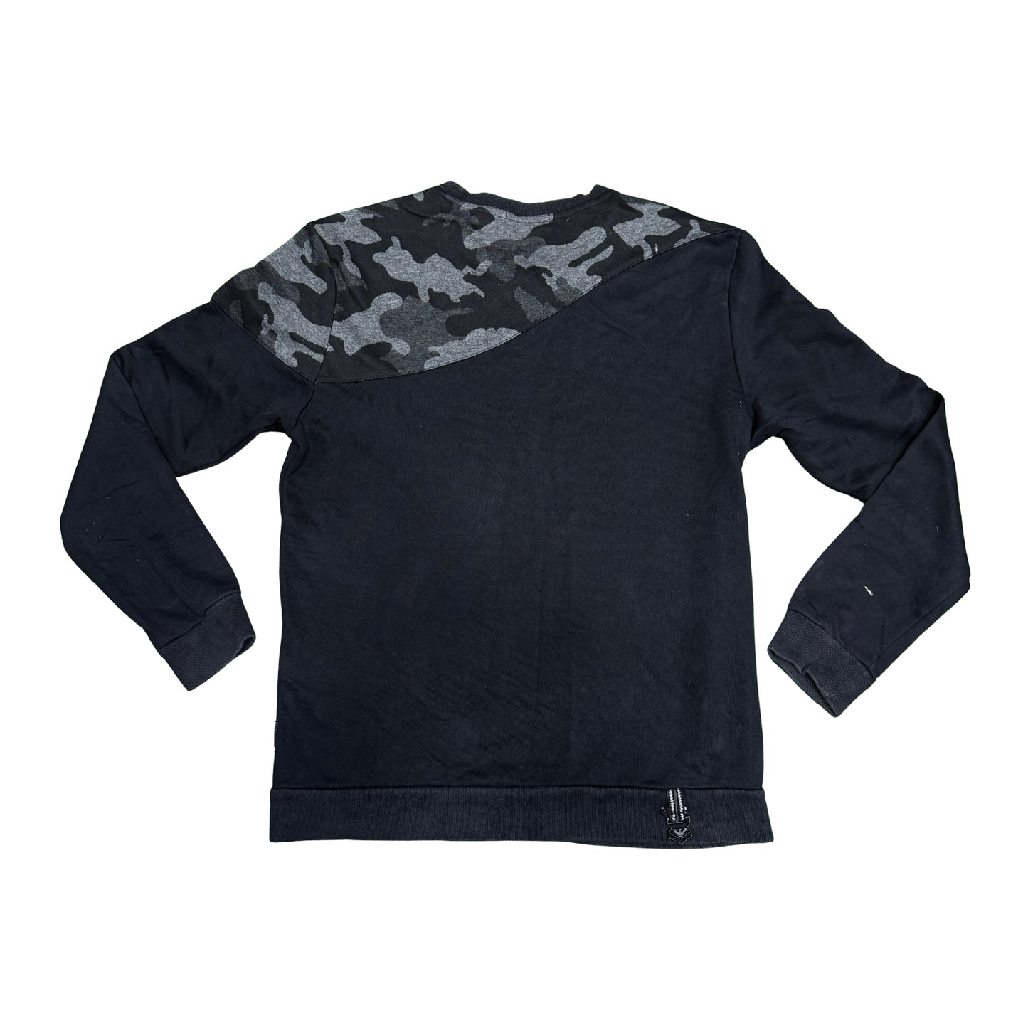 Emporio Armani Men's Dark Grey Sweatshirt (Size Small)