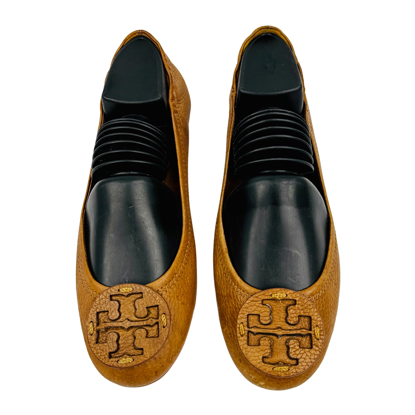 Tory Burch Reva Tan Ballet Flats (Size 38.5)