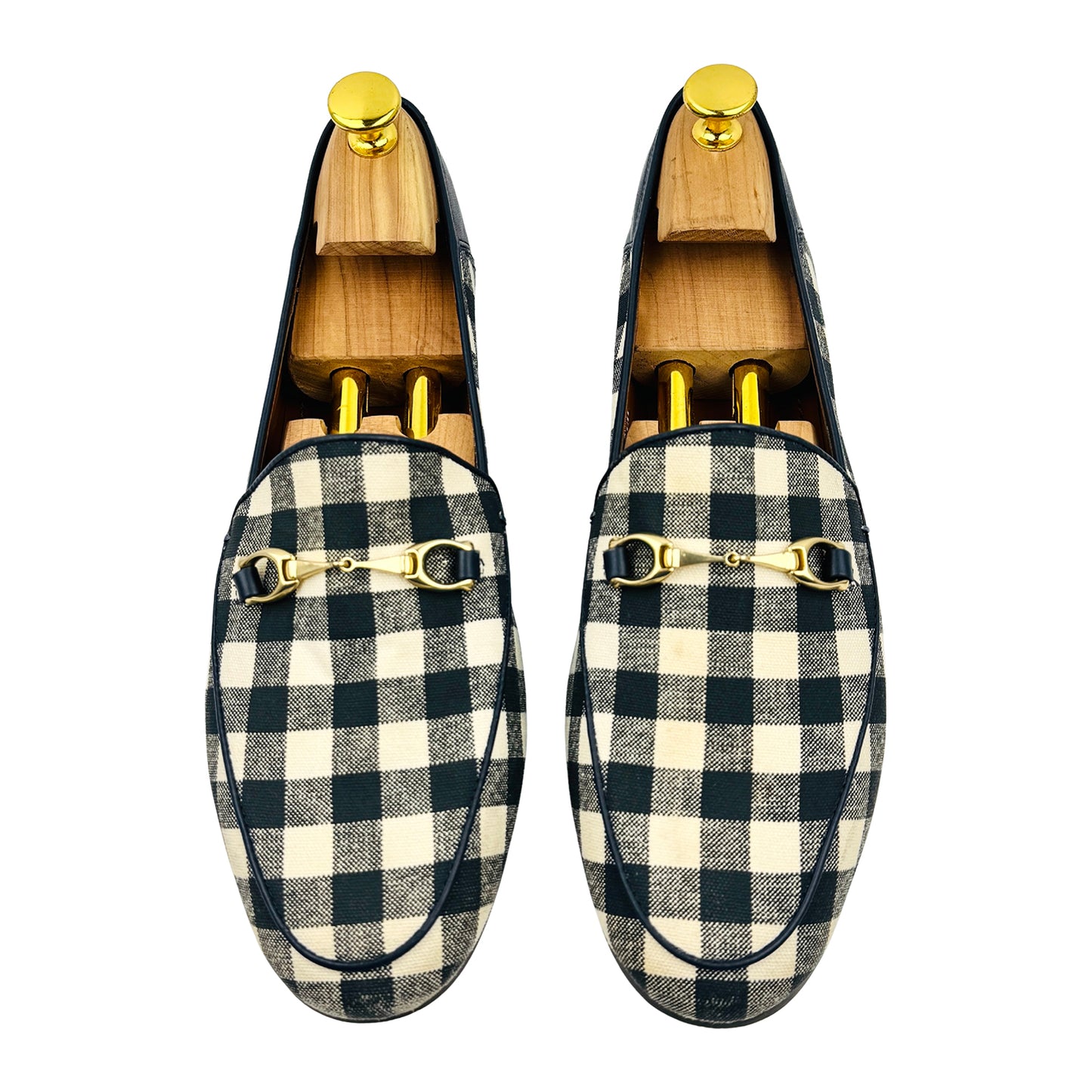 Coach Haley Gingham Print Loafers (Size 42) - FG3468
