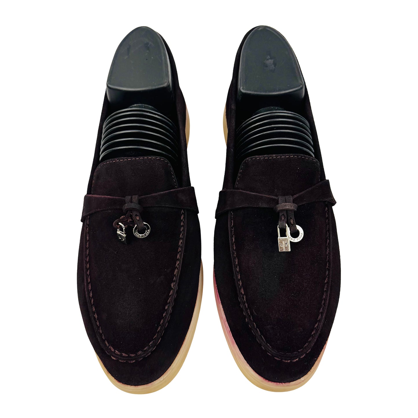 Loro Piana Summer Charms Walk Dark Brown Loafers (Size 36)